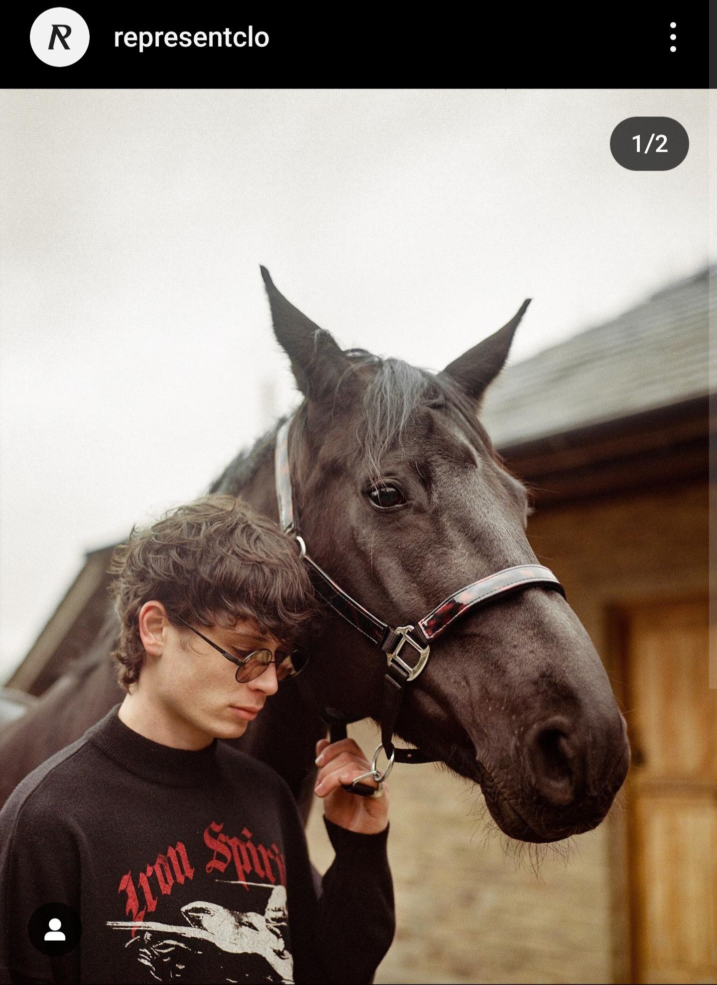 Represent Clo. Represent Clo - Iron Spirit Knit Sweater - Size M Size US M / EU 48-50 / 2 - 9 Thumbnail
