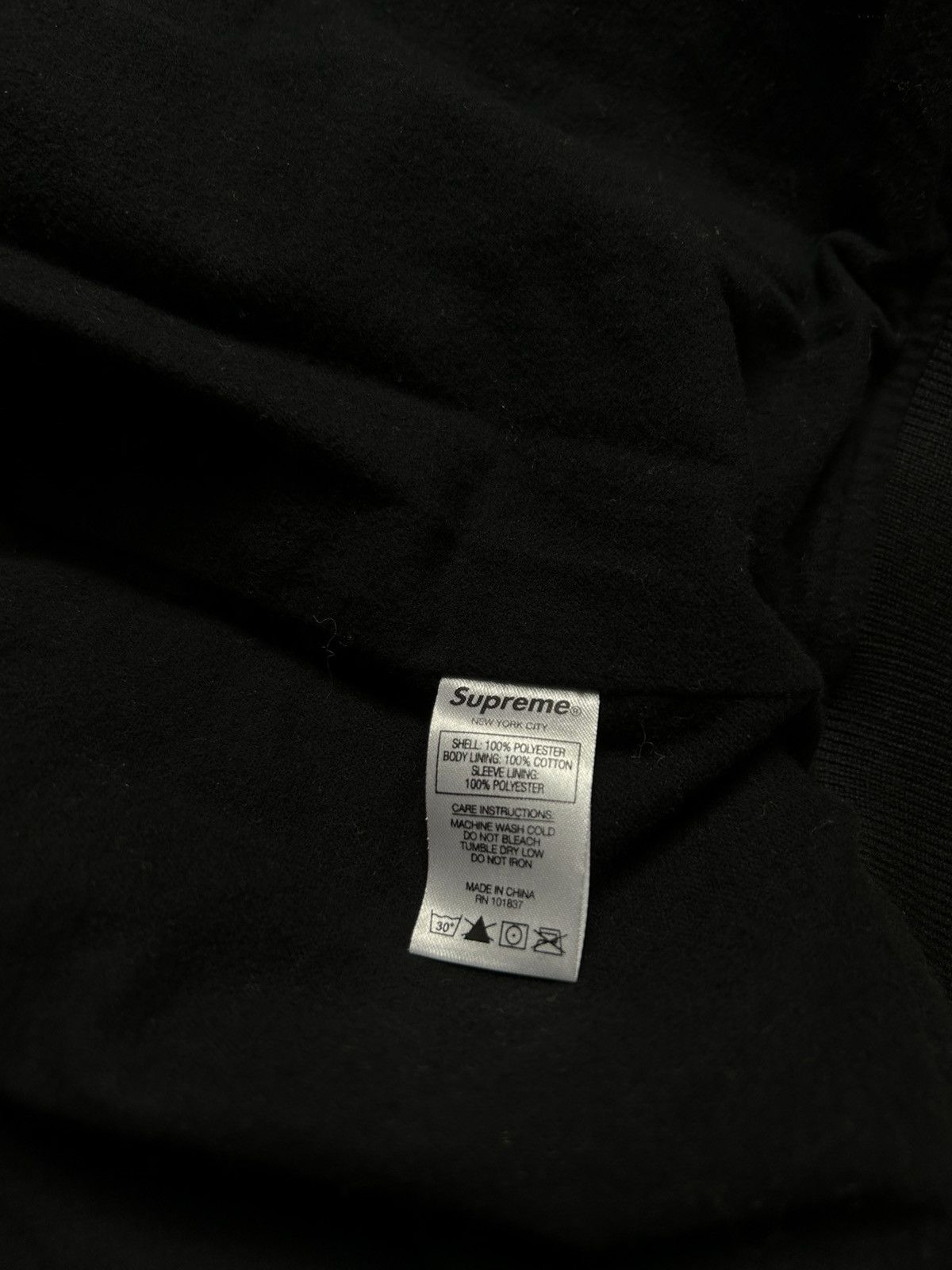 Supreme × Thrasher Supreme Thrasher Satin Varsity Jacket Size US M / EU 48-50 / 2 - 3 Thumbnail