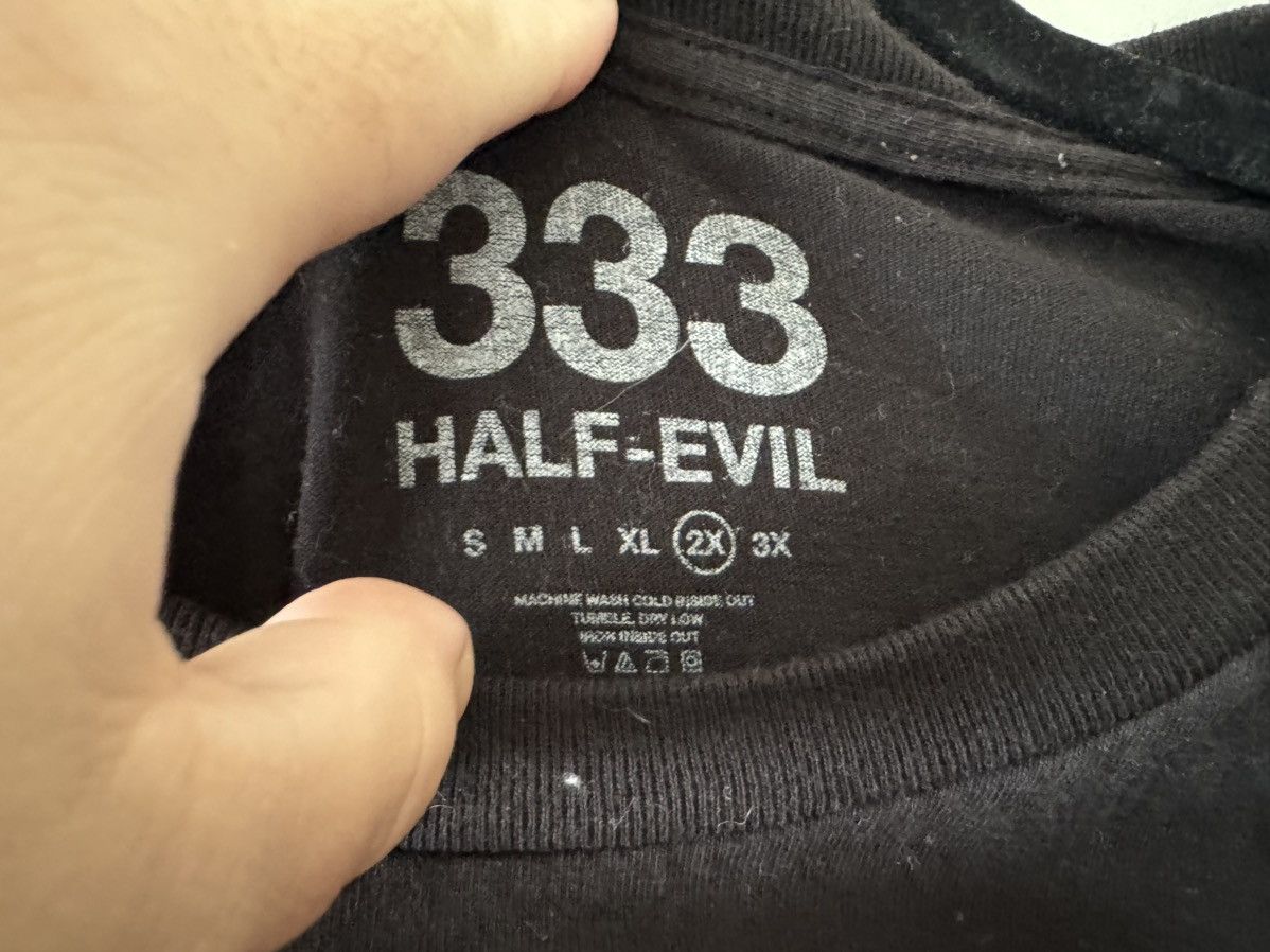 Half Evil Black Half Evil 333 Graphic T-Shirt. Size US XXL / EU 58 / 5 - 3 Thumbnail