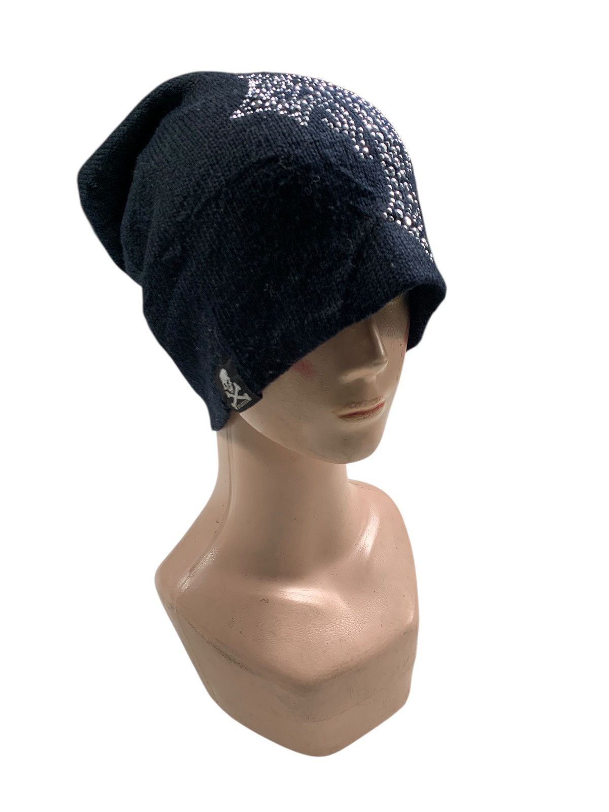 Kapital Japanese punk Bondage Style cross Beanie Hats rare Size ONE SIZE - 2 Thumbnail
