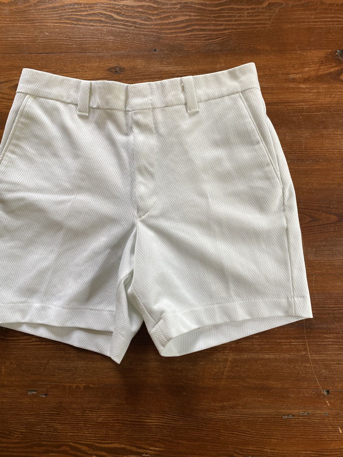 Levi's × Vintage Vintage 80’s Levi’s Mr. Levis Knit White Shorts Size US 31 - 1 Thumbnail