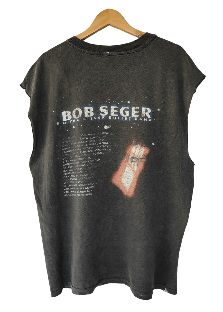 Band Tees TRASHED 90s Bob Seger Tour T Size US XL / EU 56 / 4 - 4 Thumbnail