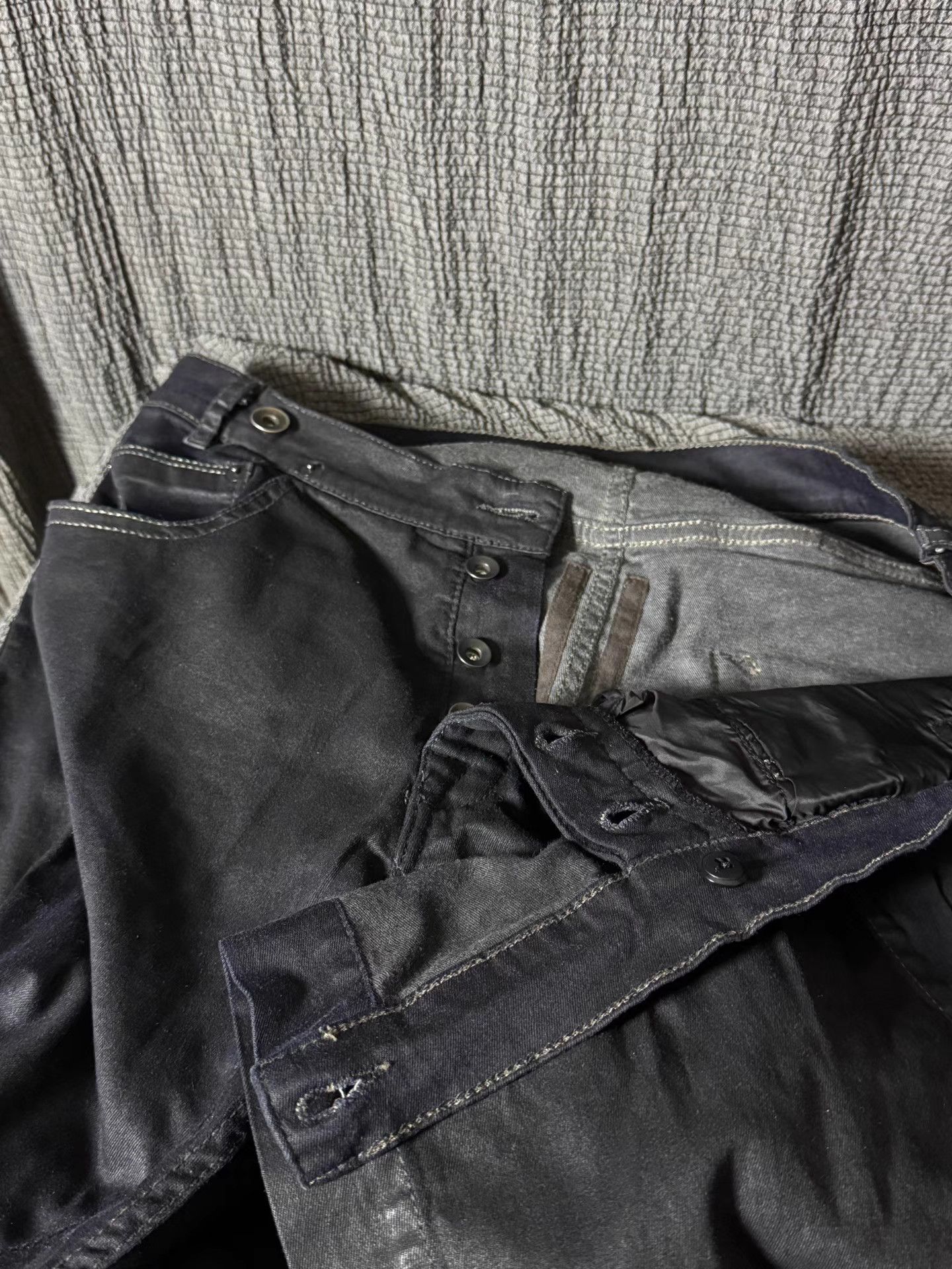 Rick Owens Rick Owens 14SS waxed sarong pants Size US 32 / EU 48 - 8 Thumbnail