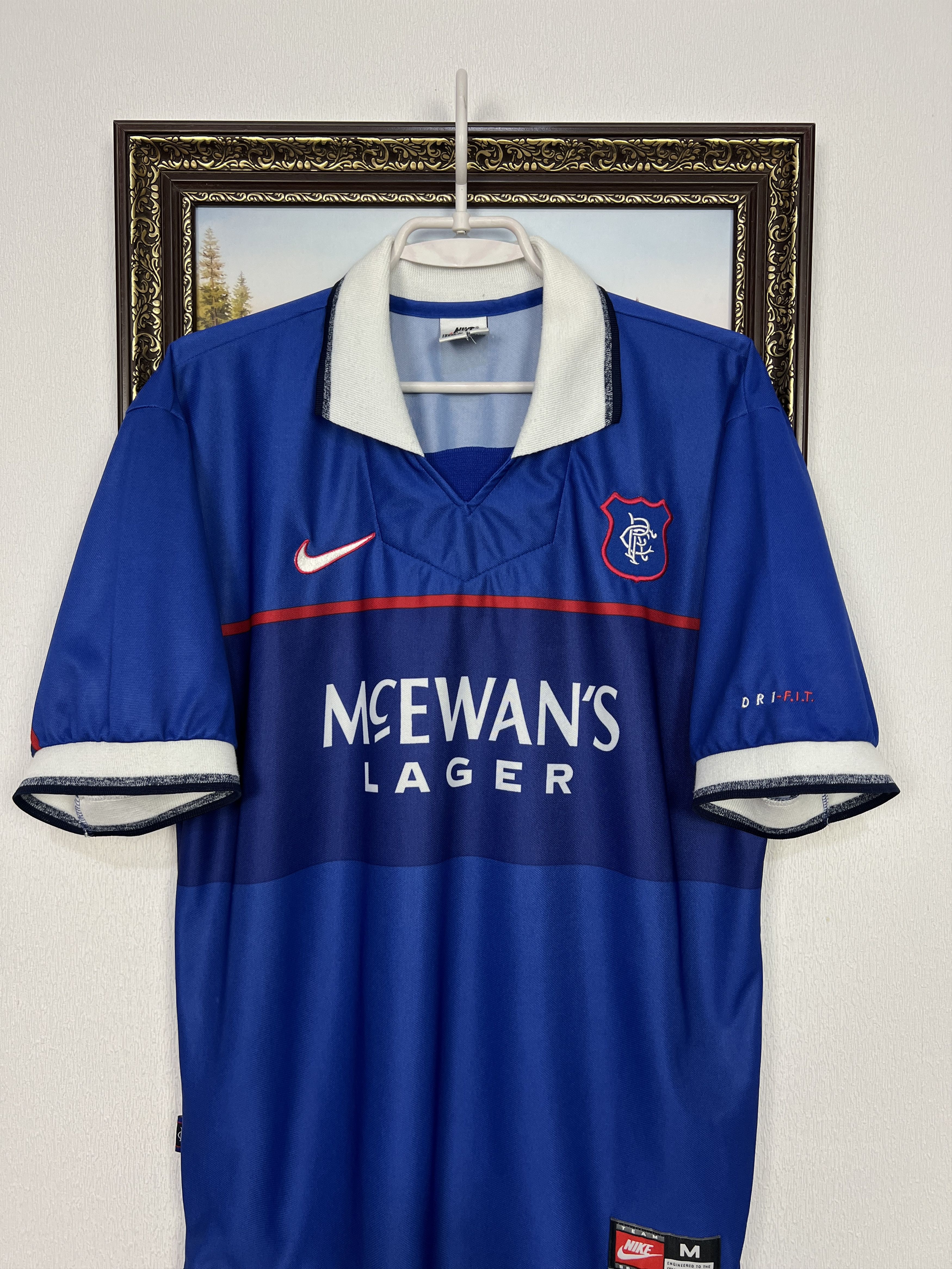 Nike Rangers Home football shirt 1997 Soccer Nike Jersey Size US M / EU 48-50 / 2 - 2 Thumbnail
