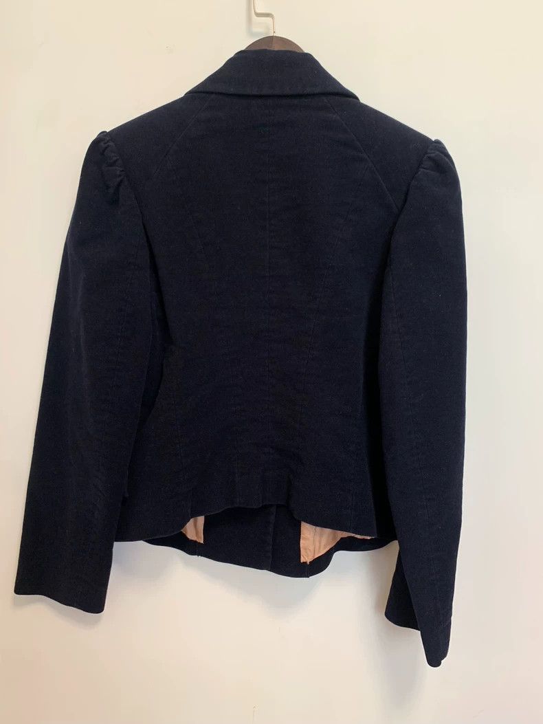 Vivienne Westwood Vivienne Westwood Dark blue velvet school style suit jacke Size M / US 6-8 / IT 42-44 - 2 Thumbnail