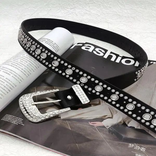 Other Rhinestone Studded Belts Set Size ONE SIZE - 3 Thumbnail