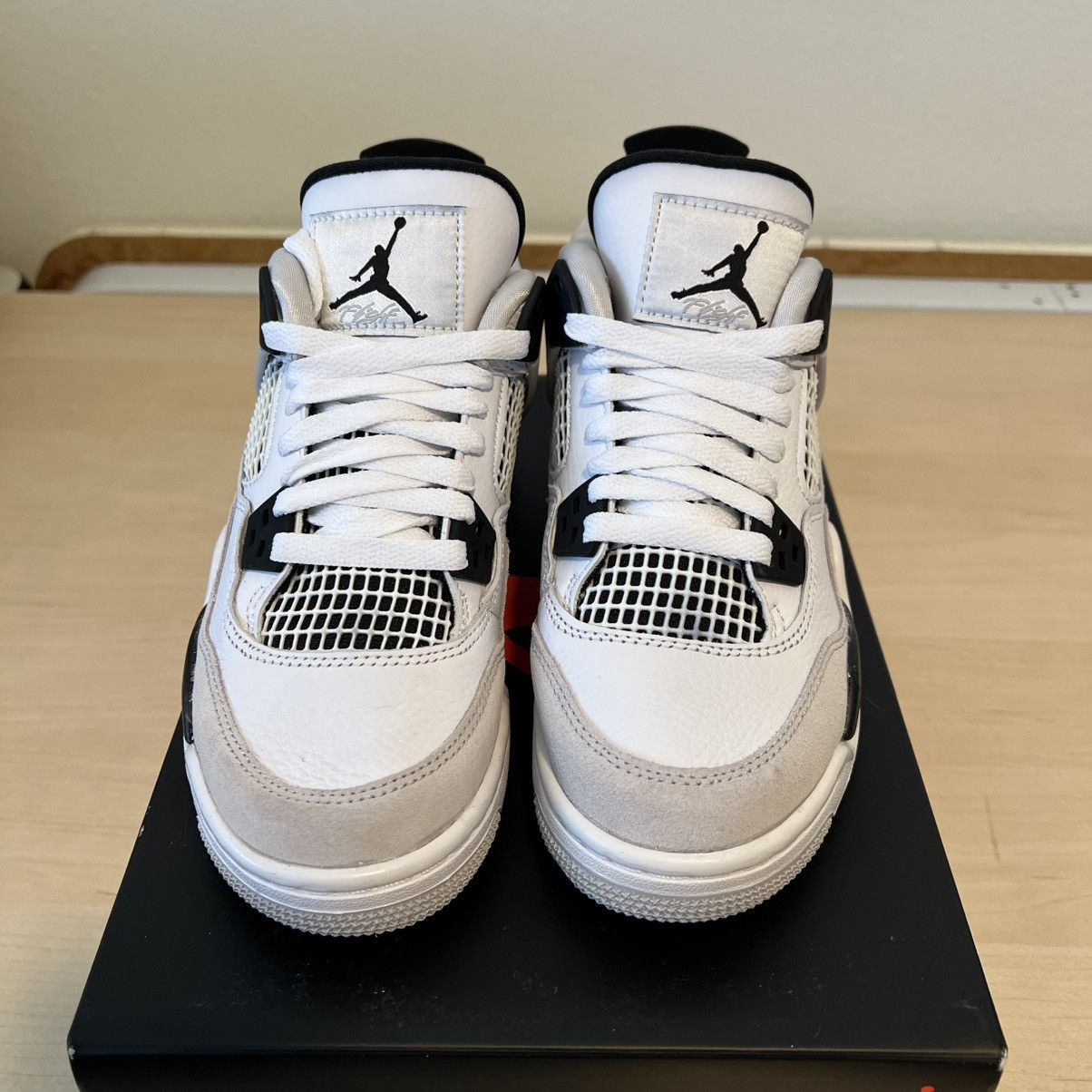 Jordan Brand Jordan 4 Retro Military Black (GS) 3.5Y Size US 5 / EU 37 - 4 Thumbnail