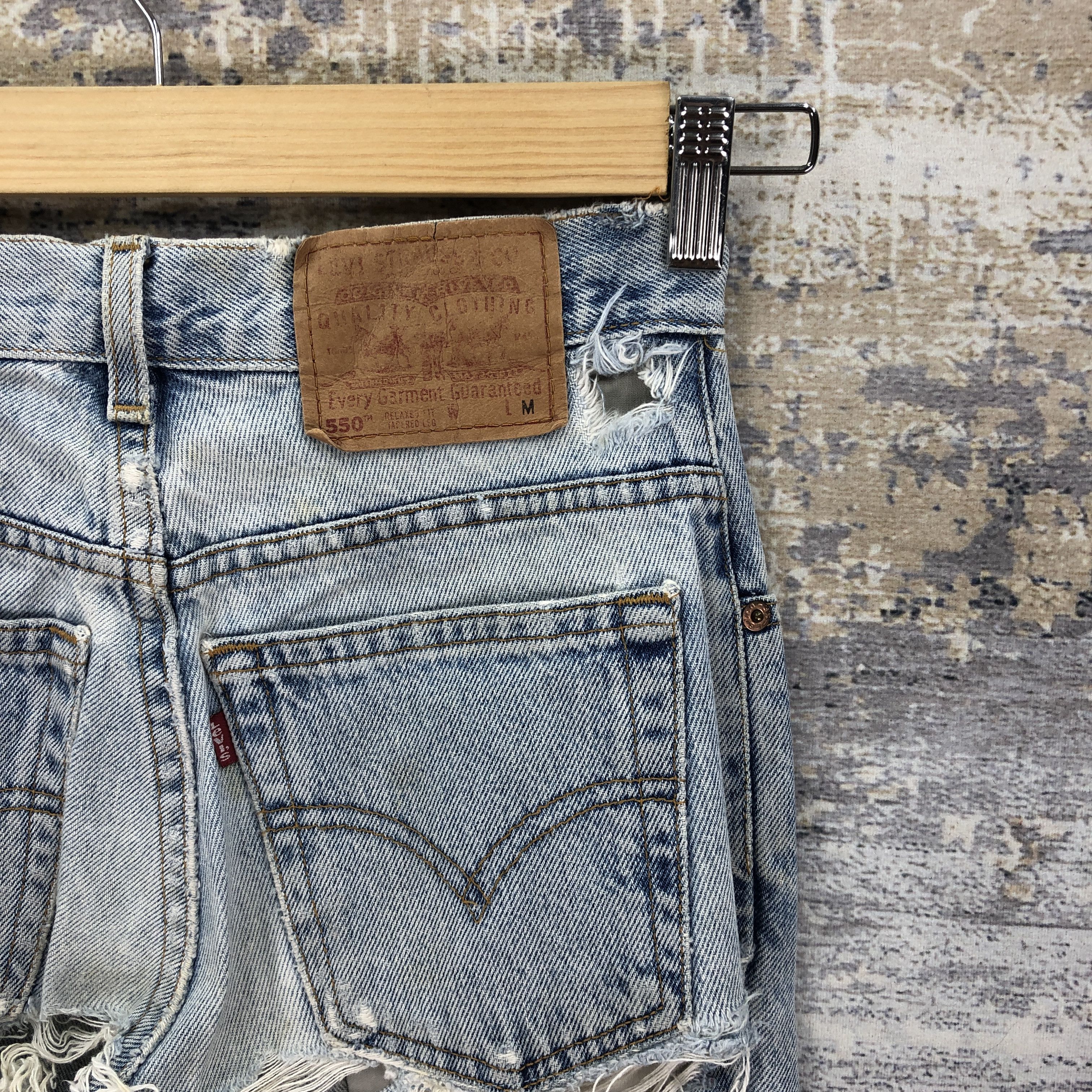 Levi's Vintage 90s Levis 550 Jeans Levi's Distressed Denim Size 24" / US 00 / IT 34 - 6 Thumbnail