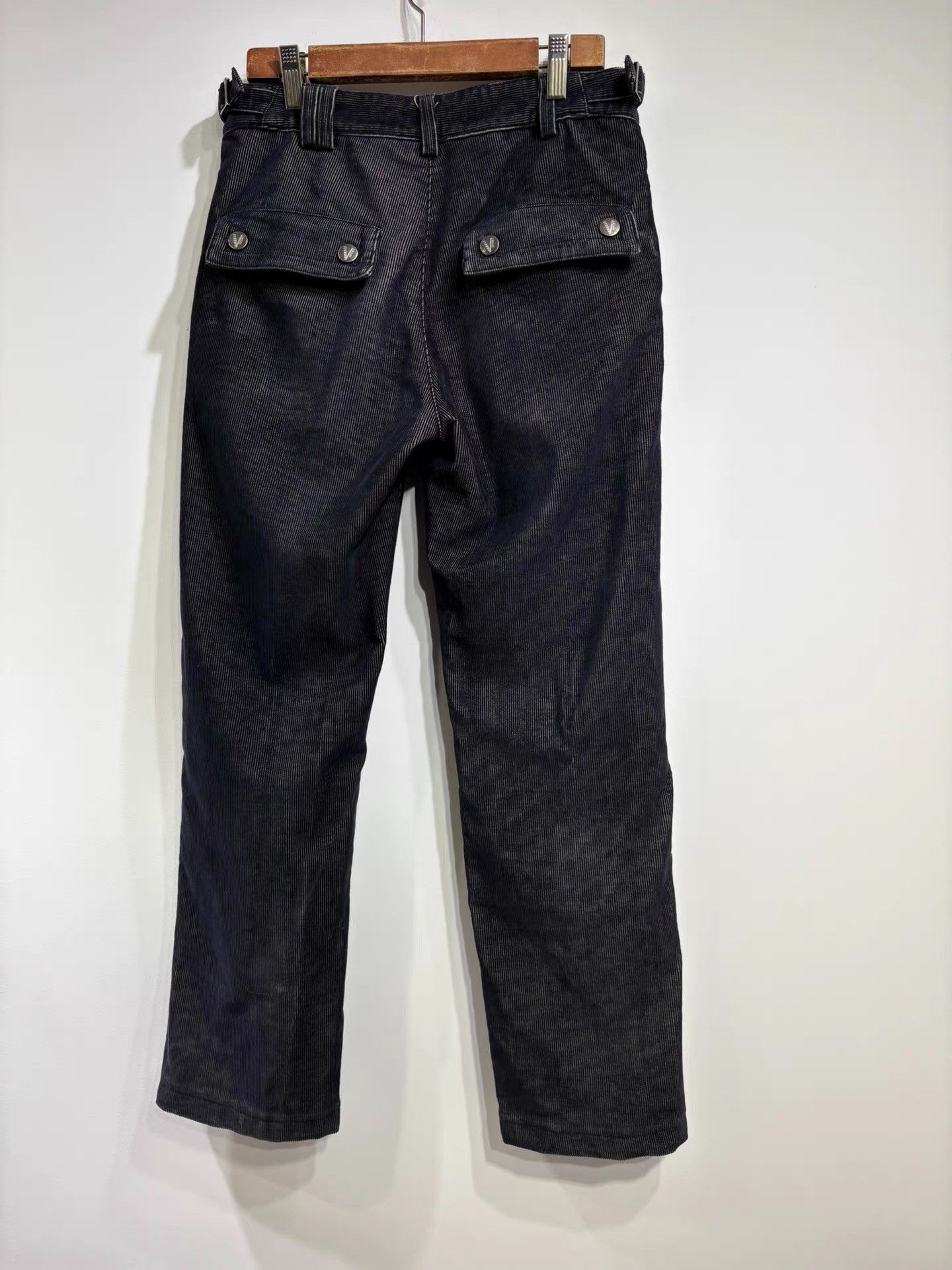 Versace Versace Jeans Men's Black Corduroy Casual Pants K29 Size US 30 / EU 46 - 2 Thumbnail