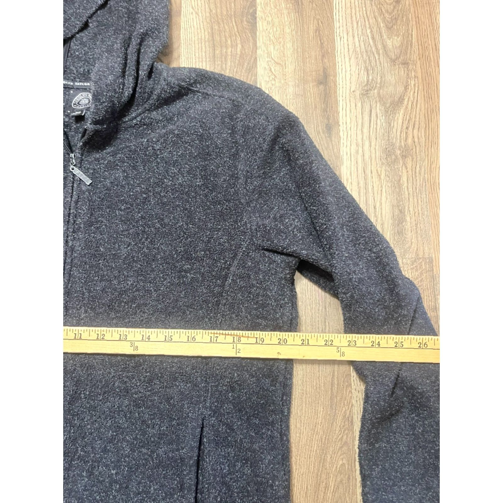 Vintage Carolyn Taylor By Design Hoodie Womens Size Medium Black Full Zip Pockets Size M / US 6-8 / IT 42-44 - 6 Thumbnail