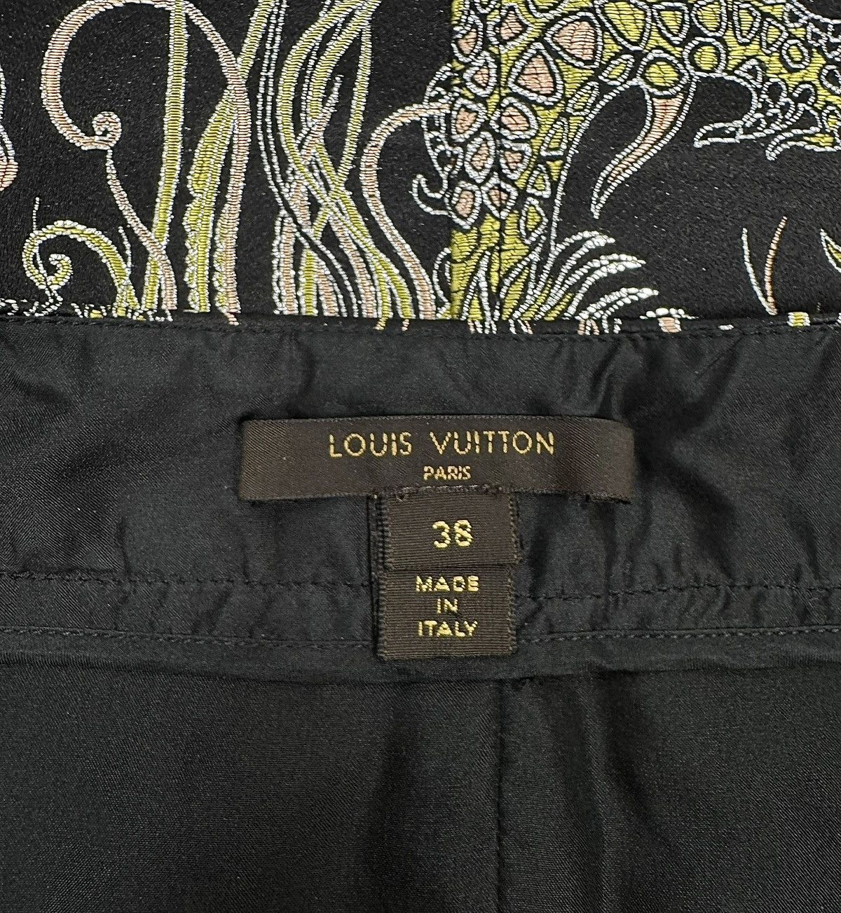 Louis Vuitton Louis Vuitton Sea Theme Skirt Print Embroidered Silk size 38 Size 27" / US 4 / IT 40 - 10 Thumbnail