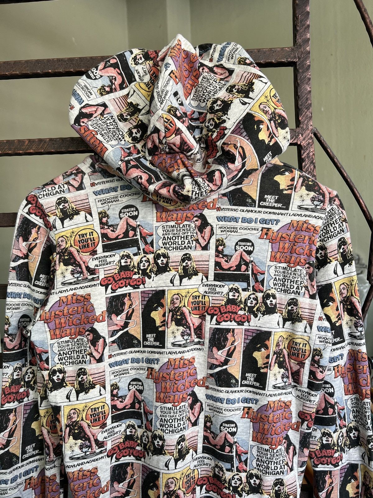 Hysteric Glamour vintage 2000's hysteric glamour wicked ways zip up hoodie Size ONE SIZE - 5 Thumbnail