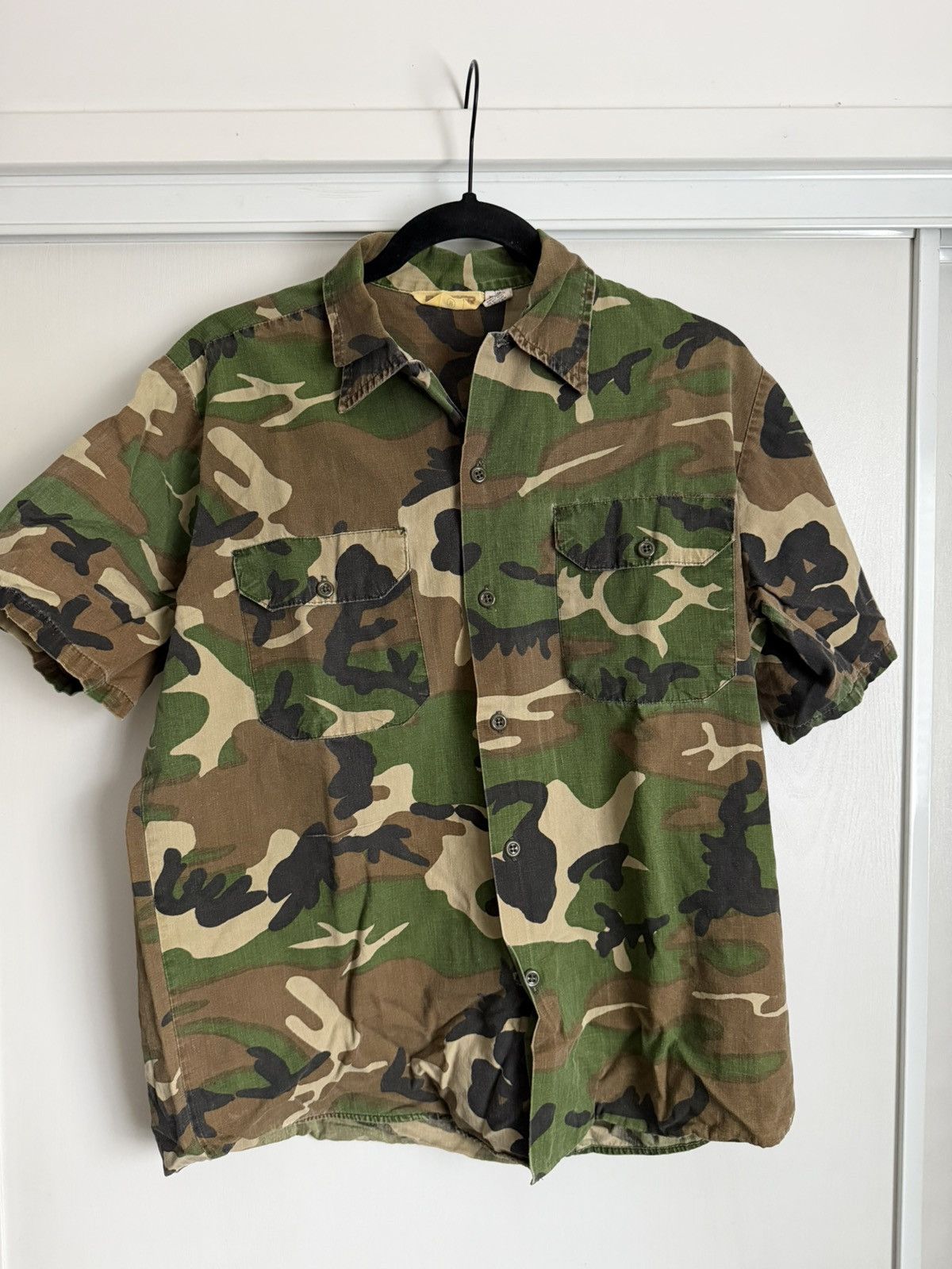 Vintage Vintage Ranger camo camp shirt Size US S / EU 44-46 / 1 - 1 Thumbnail