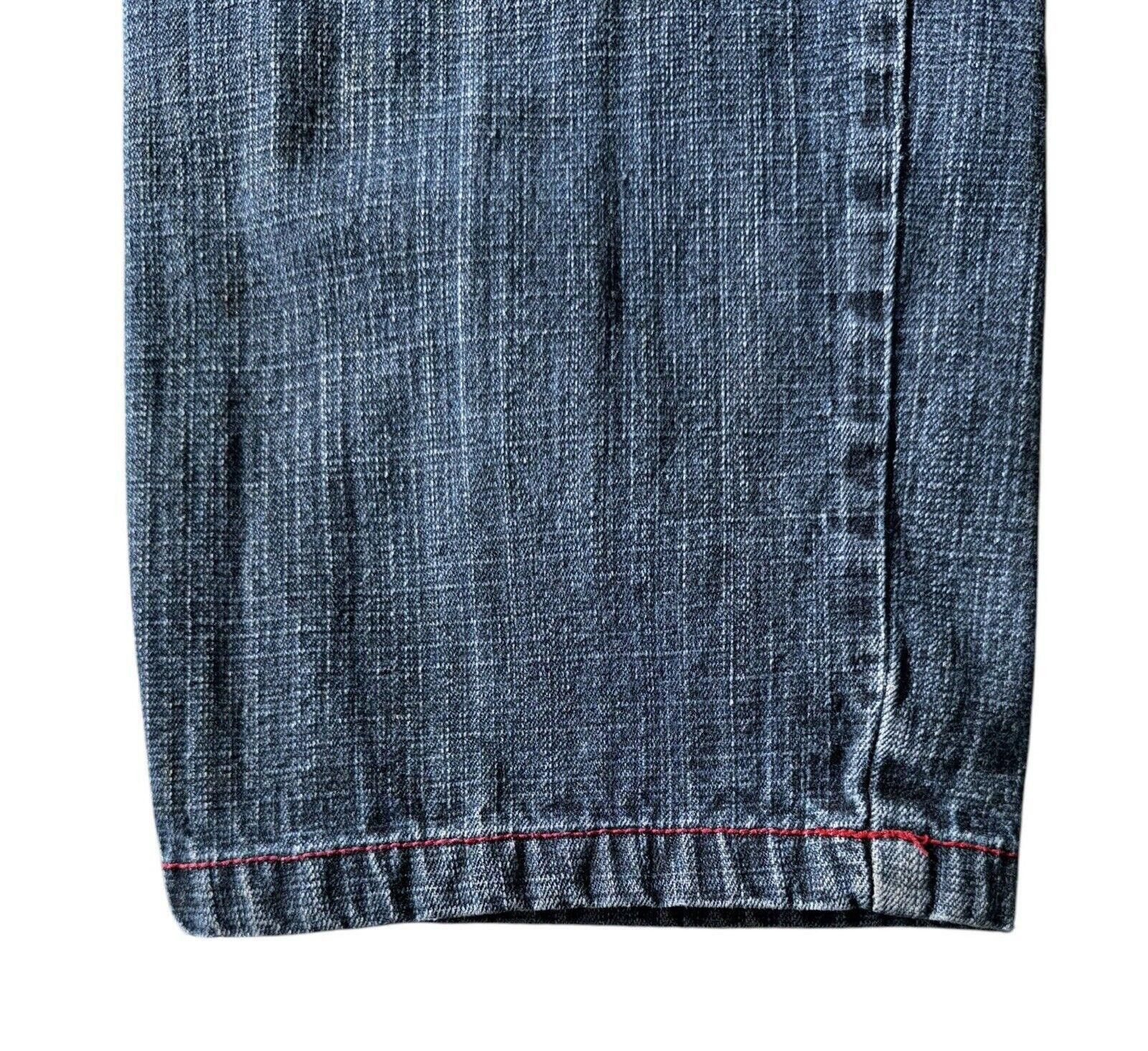 Southpole SouthPole Red Stitching Skater Y2K Baggy Grunge Jeans 32x32 Size US 32 / EU 48 - 7 Thumbnail