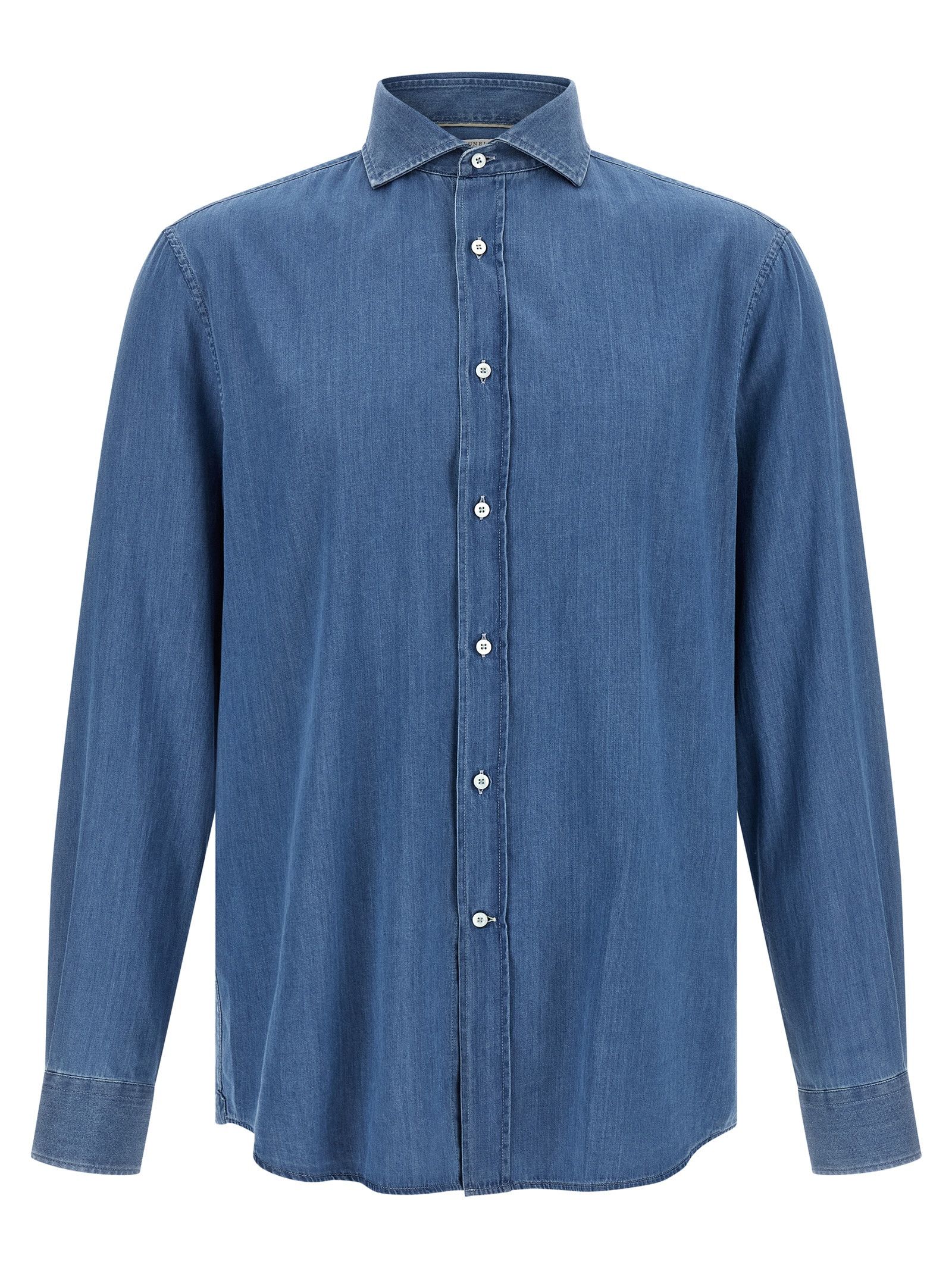 Brunello Cucinelli Denim shirt Size US XL / EU 56 / 4 - 1 Thumbnail
