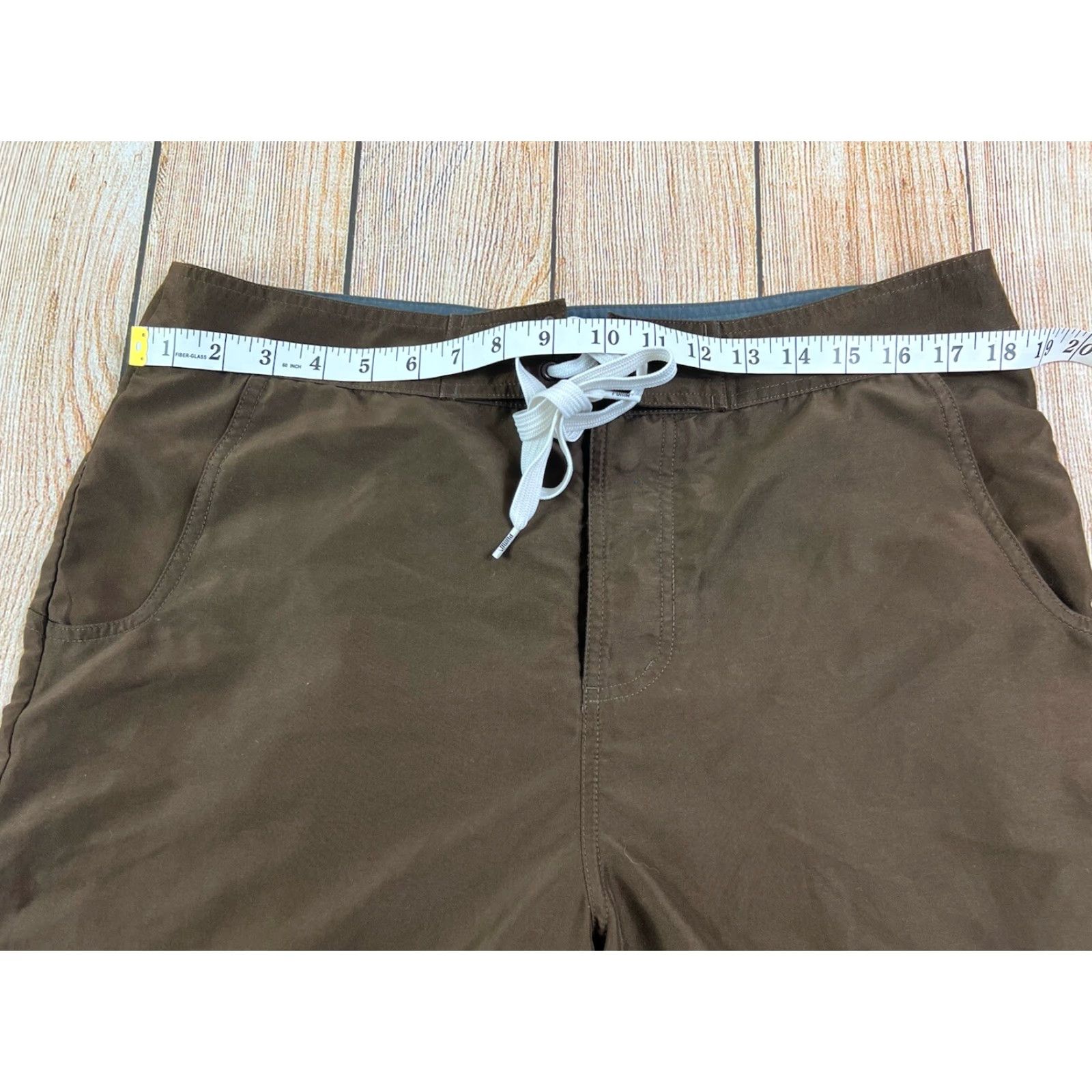 Puma PUMA Mens Board Shorts XL Brown Swim Trunk Y2K Beach Logo Bottoms Size US 36 / EU 52 - 5 Thumbnail