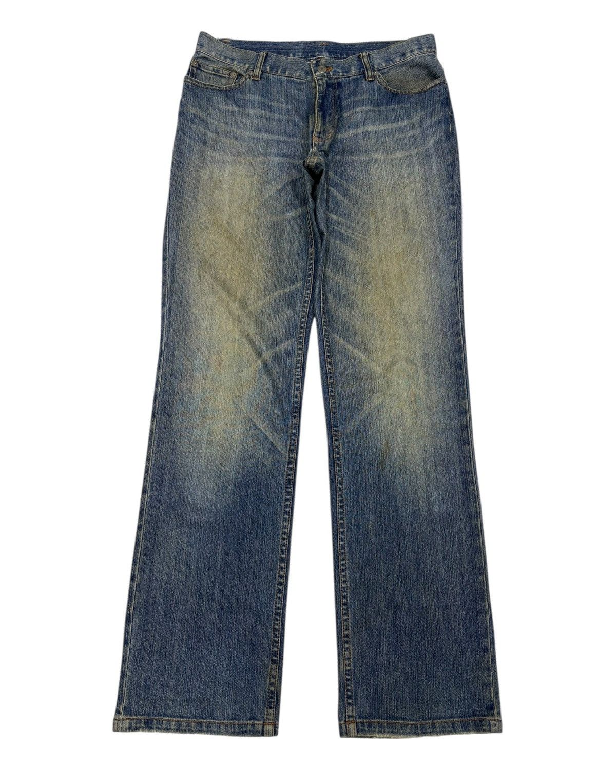 Yohji Yamamoto 🔥D’URBAN RUSTY DENIM MUD WASH LOOSE FIT JEANS Size US 32 / EU 48 - 7 Thumbnail