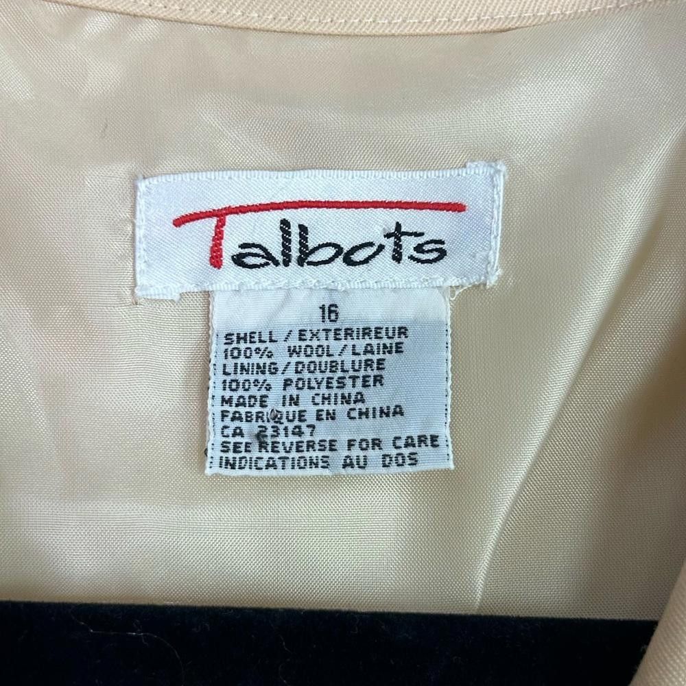 Designer Talbots l Vintage Wool Lightweight Trench Coat Size 16 Size XXL / US 16-18 / IT 52-54 - 10 Thumbnail