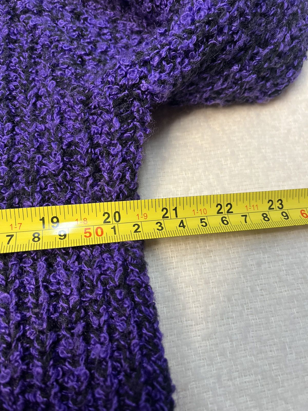 Vintage Vintage 90s Monto Par Le Chois Long Purple Cardigan Sweater Size US M / EU 48-50 / 2 - 7 Thumbnail