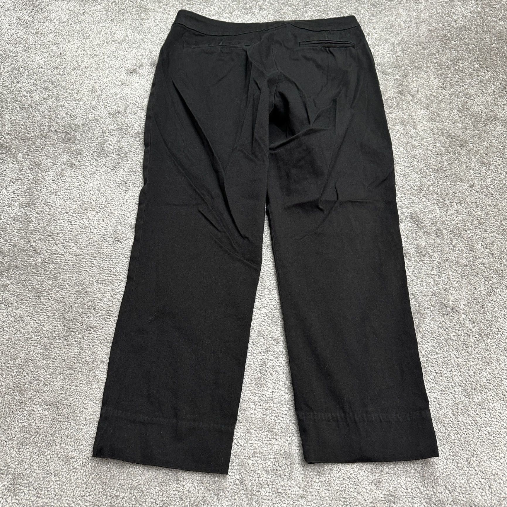 Soft Surroundings Soft Surroundings Pants Womens Small Black Mid Rise Cotton Straight Leg 30x24 Adult Regular Men's? No. End Gender: Womens Size 28" / US 6 / IT 42 - 2 Thumbnail