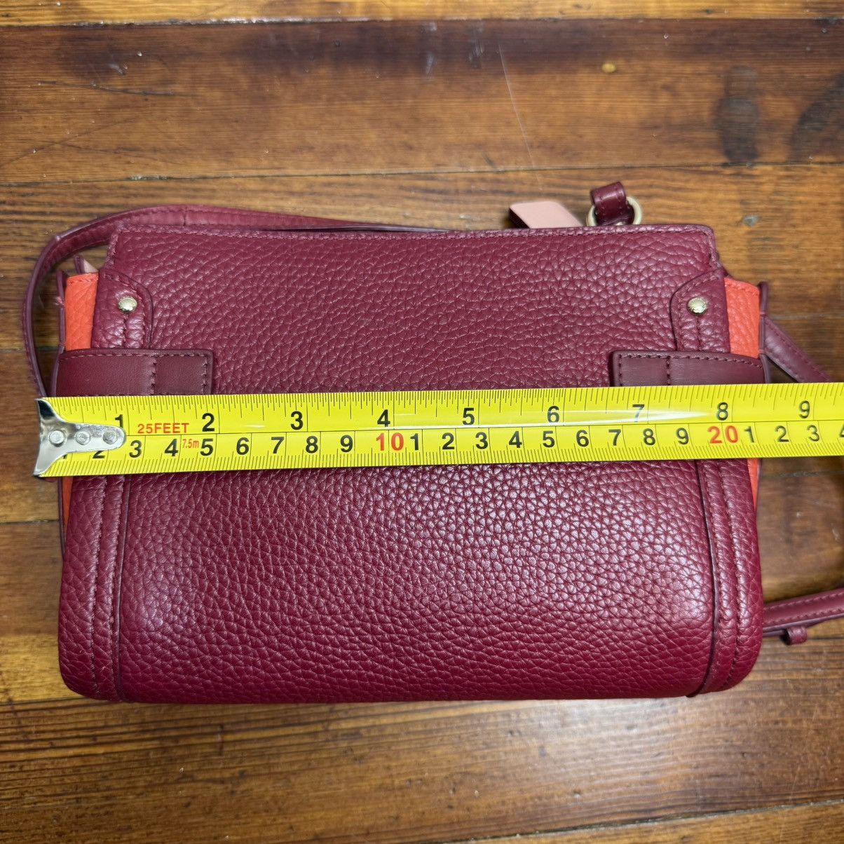 Coach Coach Pebbled Leather Convertible Crossbody - Burgundy Size ONE SIZE - 6 Thumbnail