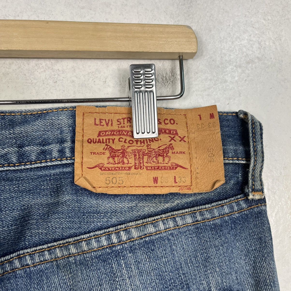 Levi's Vintage Levis Lot 505 Distressed Denim Jeans Size US 34 / EU 50 - 10 Thumbnail