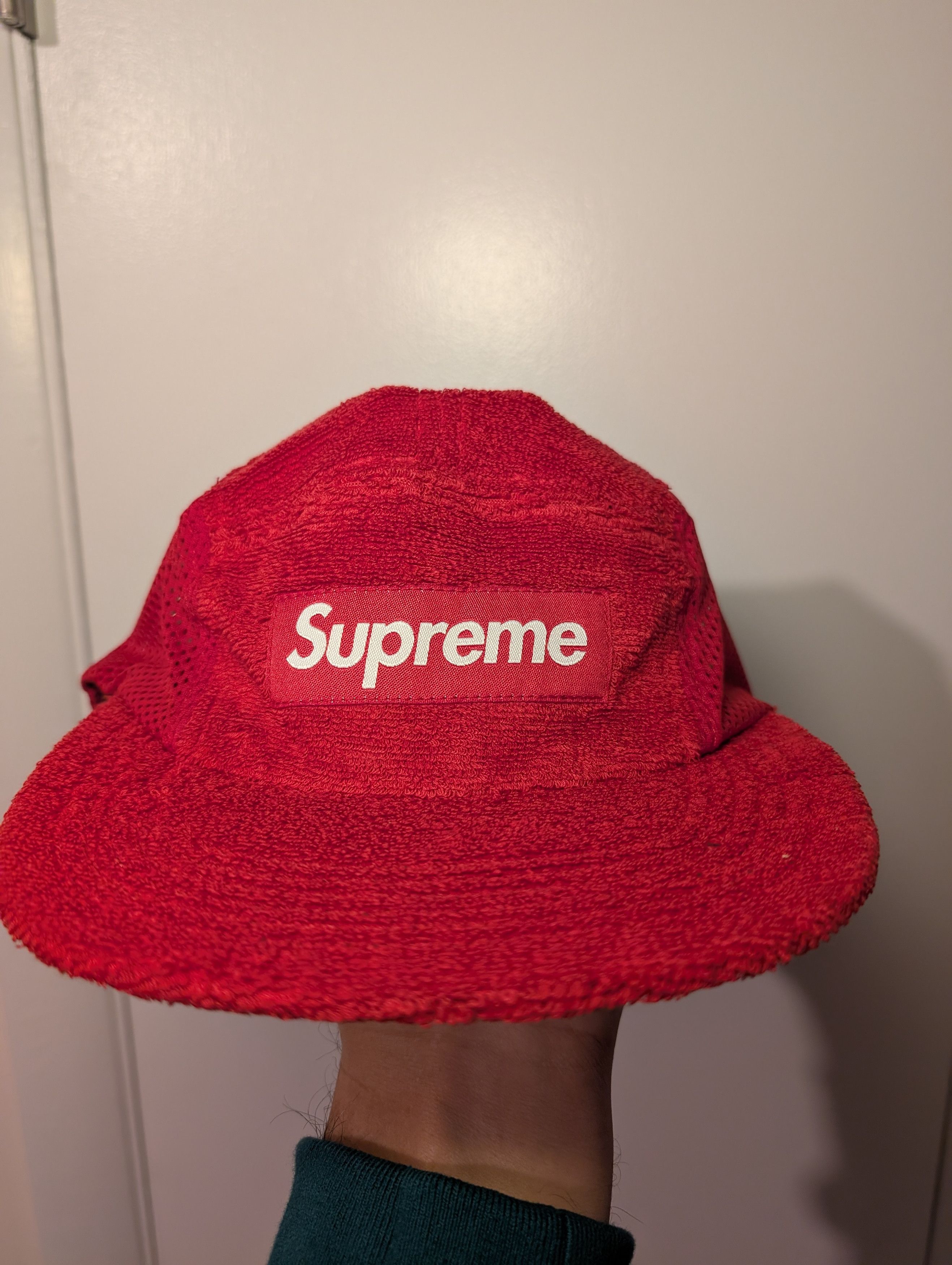 Supreme Supreme Terry Mesh Panel Cap Size ONE SIZE - 1 Thumbnail