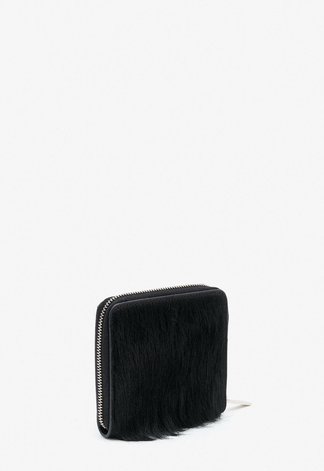 Rick Owens Rick Owens Cow Fur Zipped Leather Wallet Size ONE SIZE - 4 Thumbnail