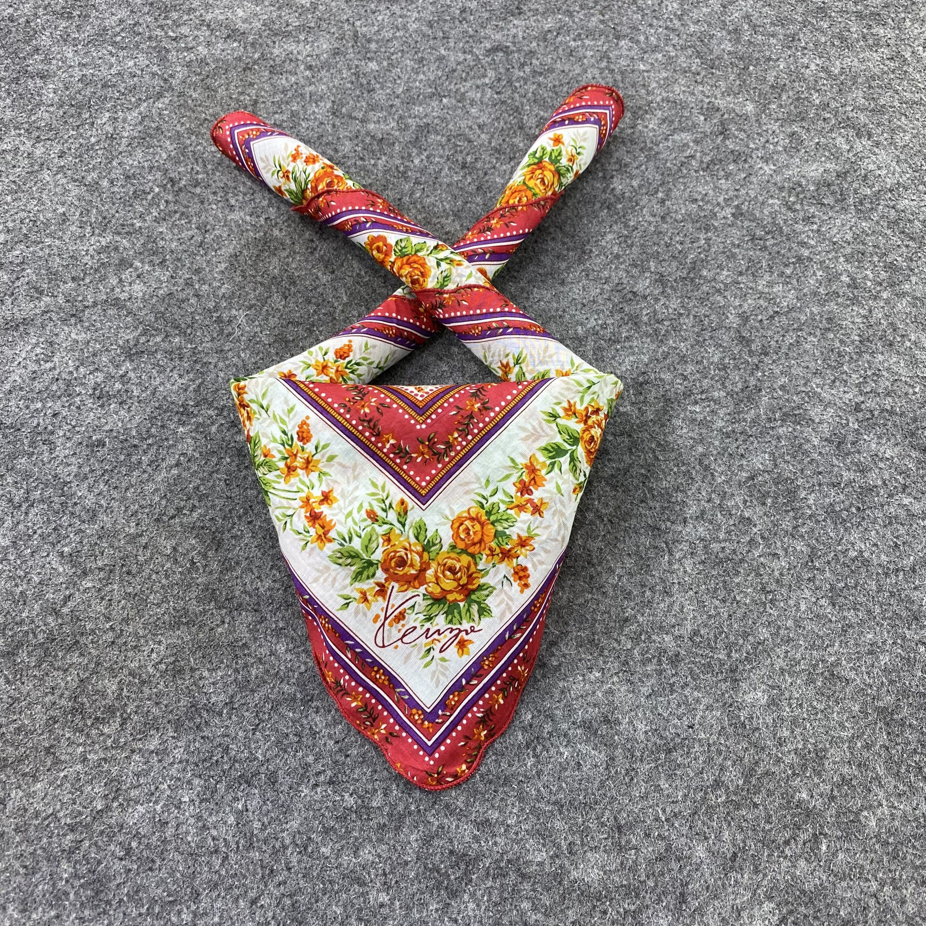 Kenzo Kenzo Handkerchief Neckerchief Bandana-B1961 Size ONE SIZE - 2 Thumbnail