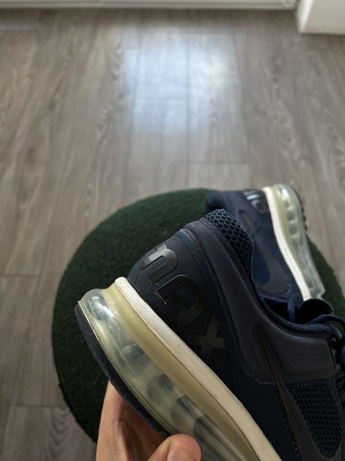 Nike ‼️Vintage Nike Air Max Waffle Skin 2013 Deep Blue Sneakers‼️ Size US 10 / EU 43 - 9 Thumbnail