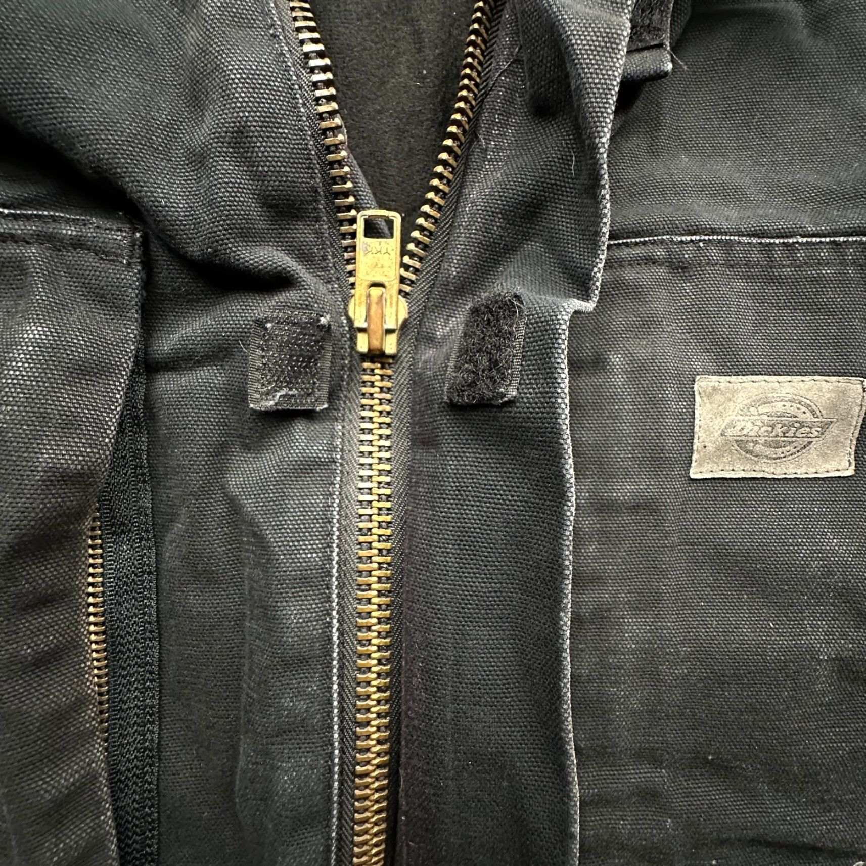Dickies VINTAGE Dickies Coat Jacket Work Chore Black 2XL Mens Distressed Pockets Zipper Size US XXL / EU 58 / 5 - 7 Thumbnail