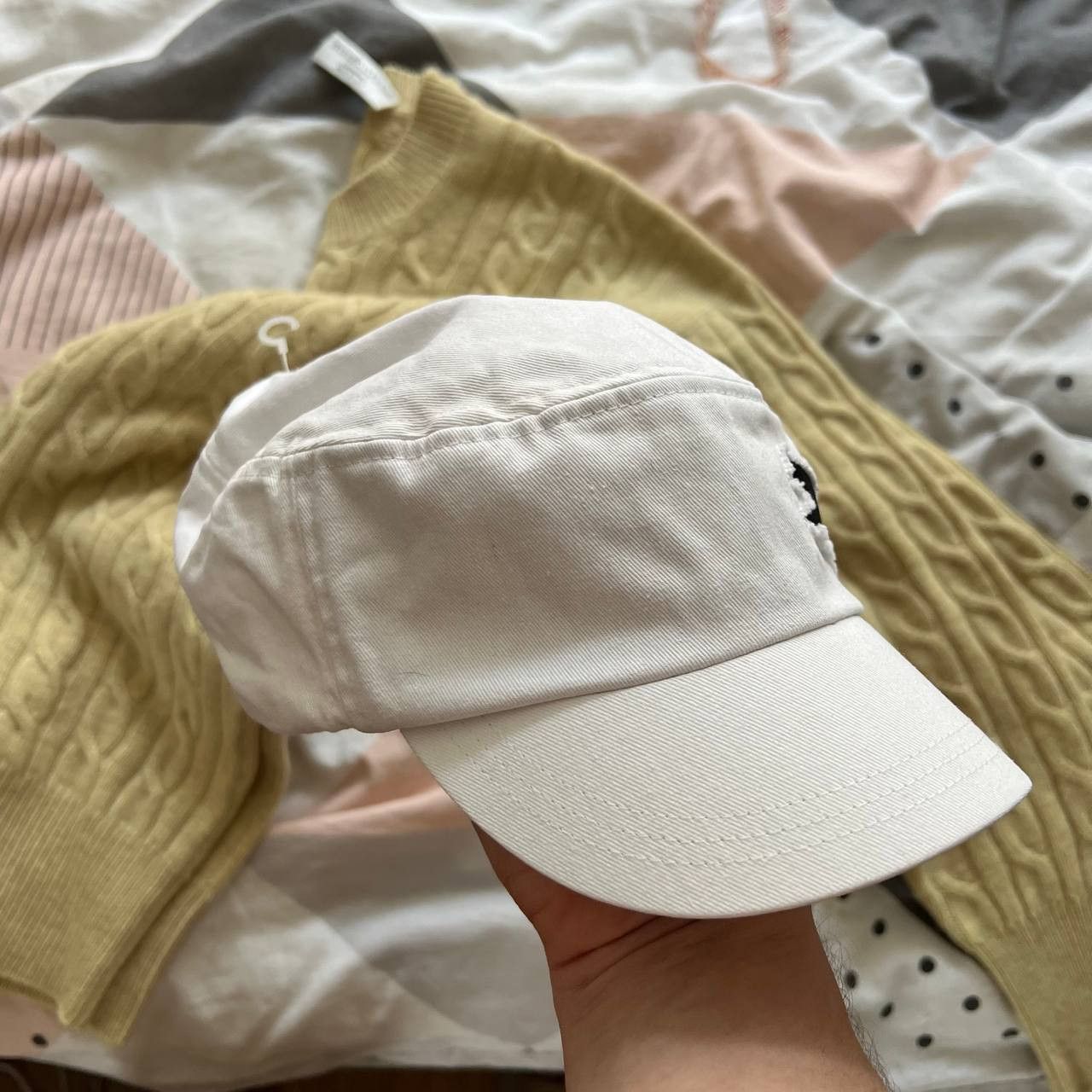 Puma Vintage Puma White Racing Hat 90s Size ONE SIZE - 2 Thumbnail