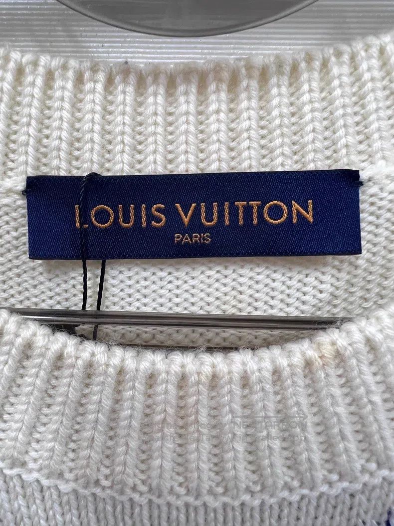 Louis Vuitton Louis Vuitton Classic Big Three Flower Full Print Knitted Size US L / EU 52-54 / 3 - 3 Thumbnail