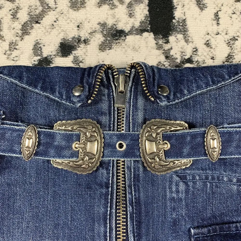 Other The Kooples Jeans Skirt Drip Japanese Style Mini Skirt Y2K Size 26" / US 2 / IT 38 - 4 Thumbnail