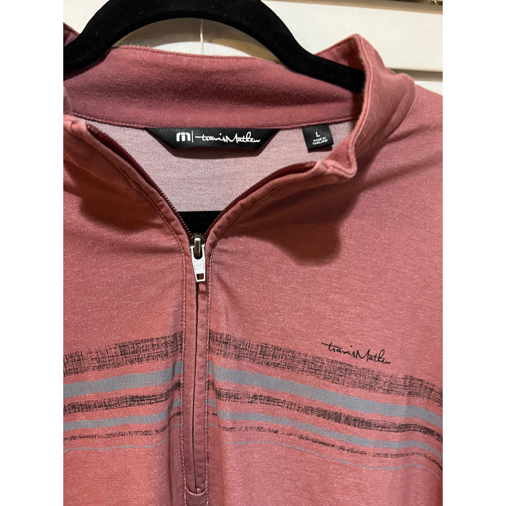 TravisMathew Travis Mathew Desert Canyon 1/4 Zip Pullover - Size L Size US L / EU 52-54 / 3 - 2 Thumbnail