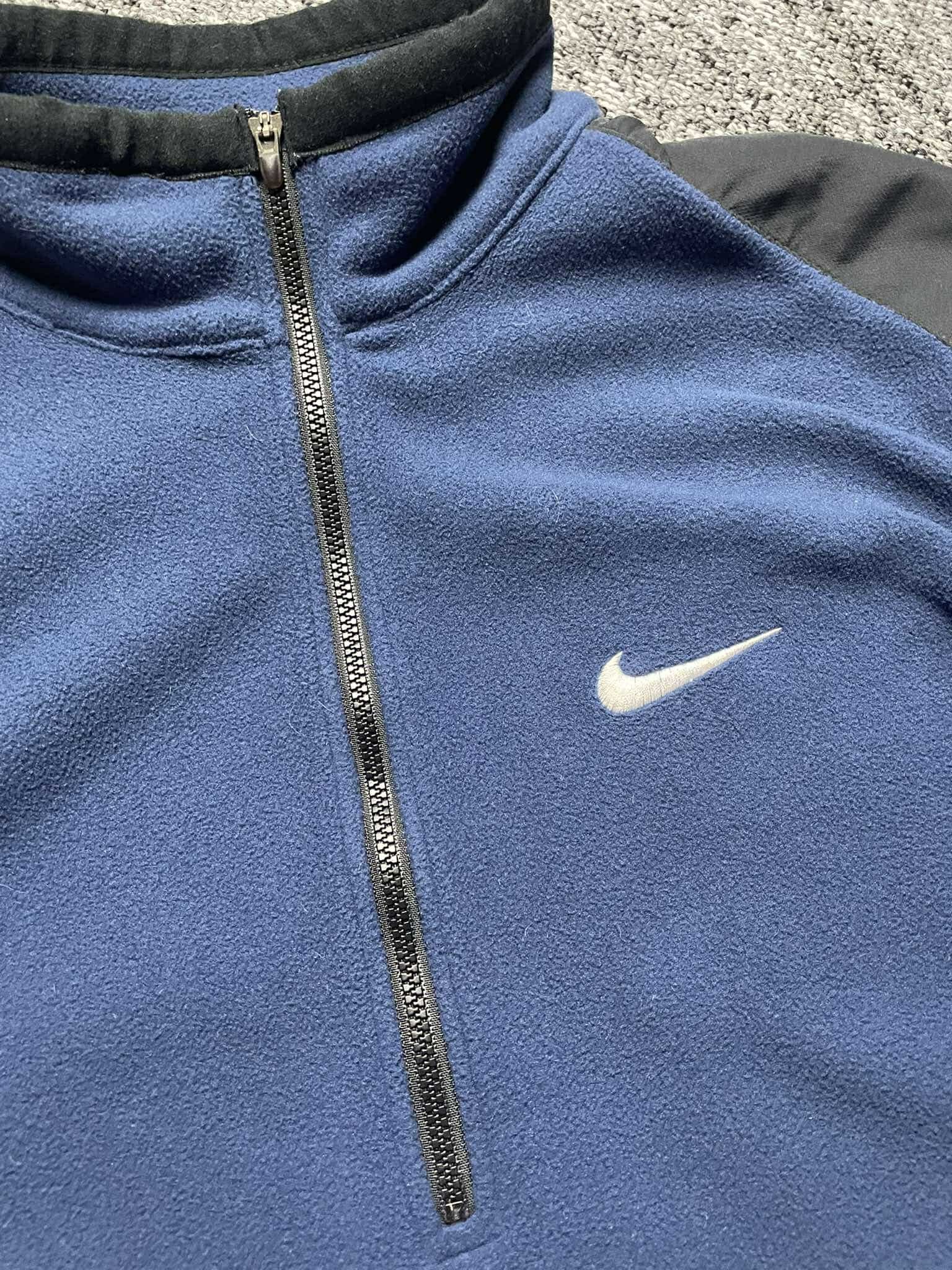 Nike × Vintage Vintage Nike Fit fleece polar Solo swoosh retro y2k classic Size US L / EU 52-54 / 3 - 3 Thumbnail