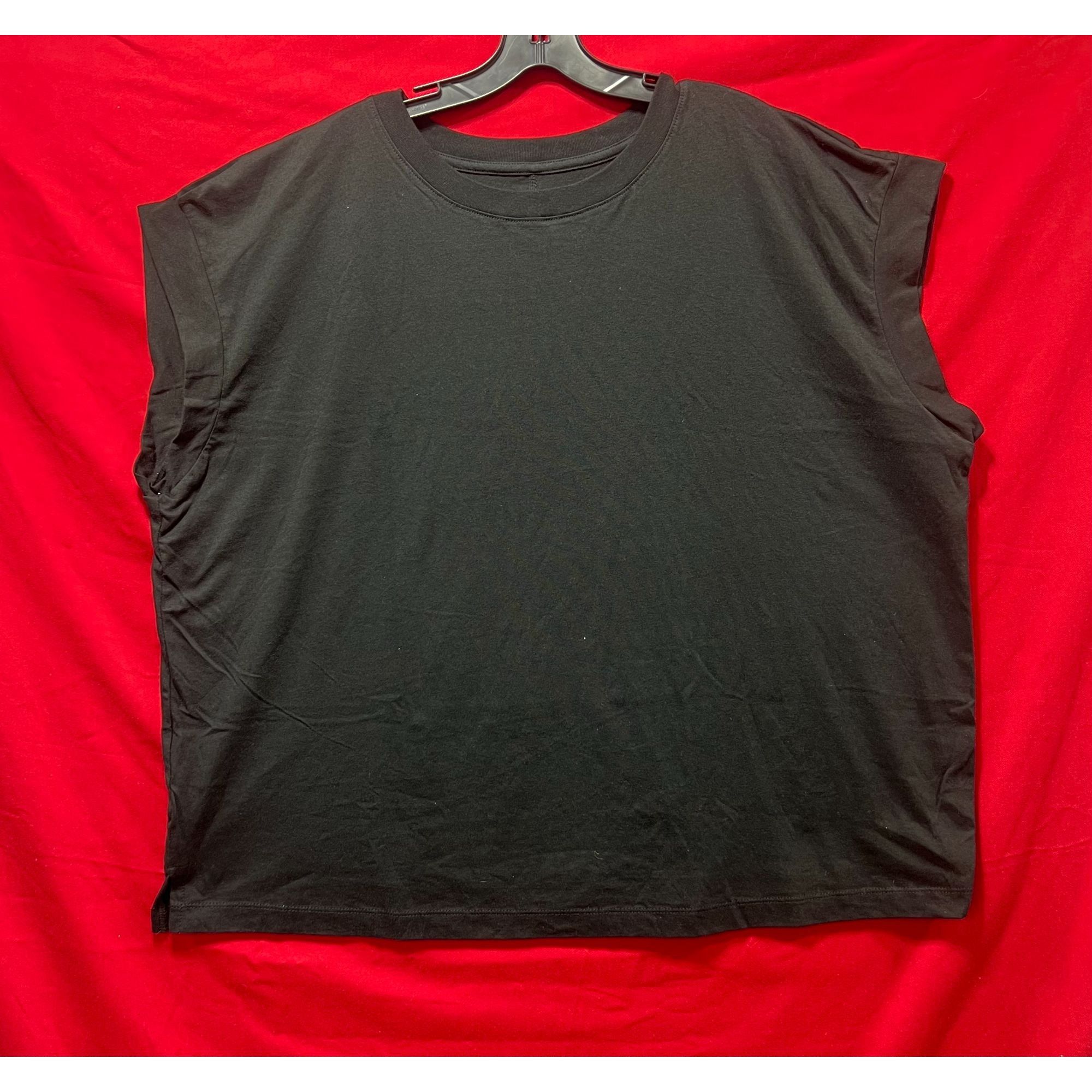 Other A New Day - Women's Short Sleeve Extended Shoulder T-Shirt - Size XXL / US 16-18 / IT 52-54 - 3 Thumbnail