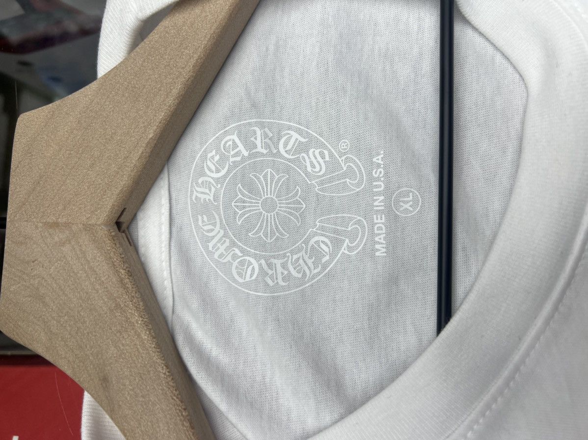 Chrome Hearts Chrome Hearts Las Vegas White Tee Size US XL / EU 56 / 4 - 7 Thumbnail