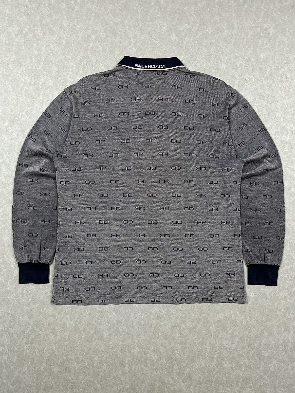 Balenciaga 90s Balenciaga monogram polos Size US M / EU 48-50 / 2 - 2 Thumbnail