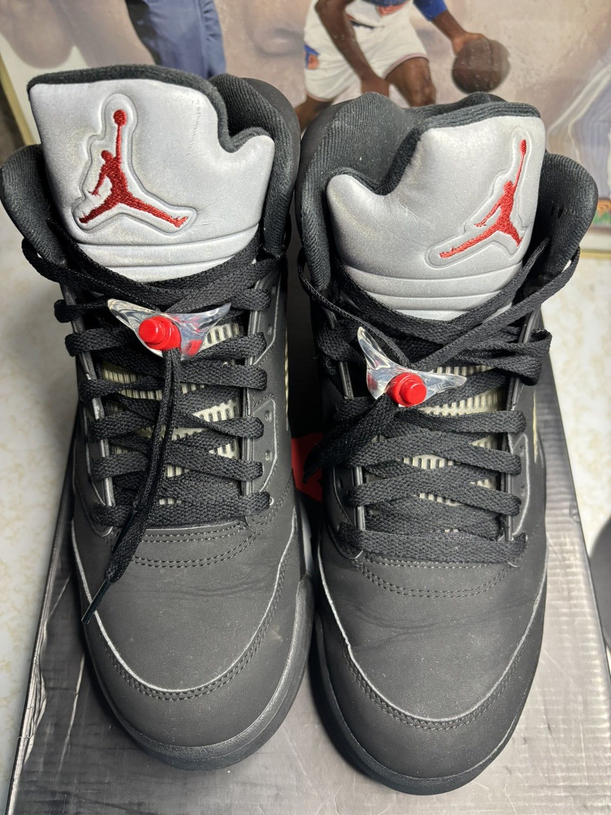 Jordan Brand Jordan Retro 5 “Black Metallic” Size US 10.5 / EU 43-44 - 2 Thumbnail
