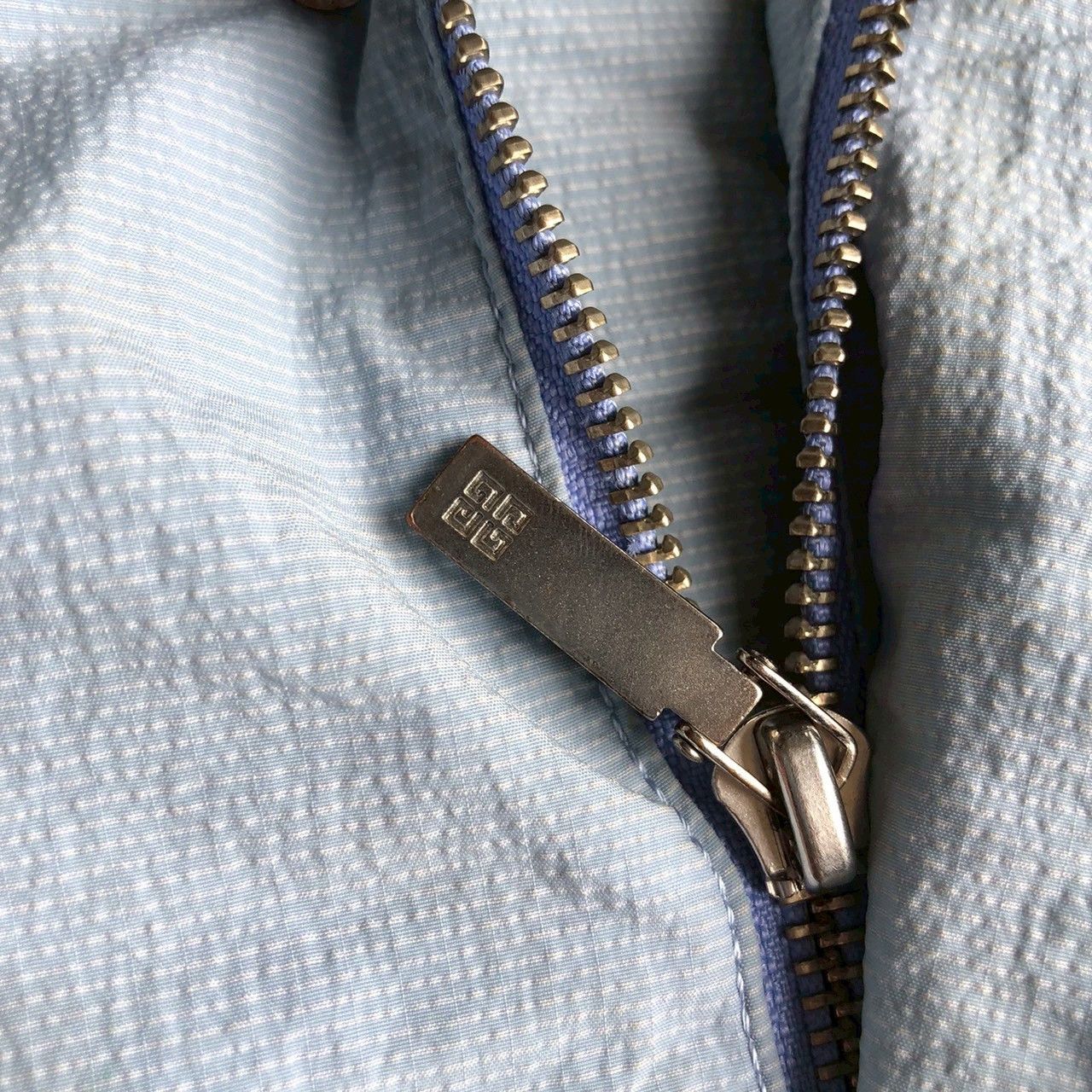 Givenchy Givenchy Light Blue Zip Jacket Archive Piece Size US L / EU 52-54 / 3 - 9 Thumbnail