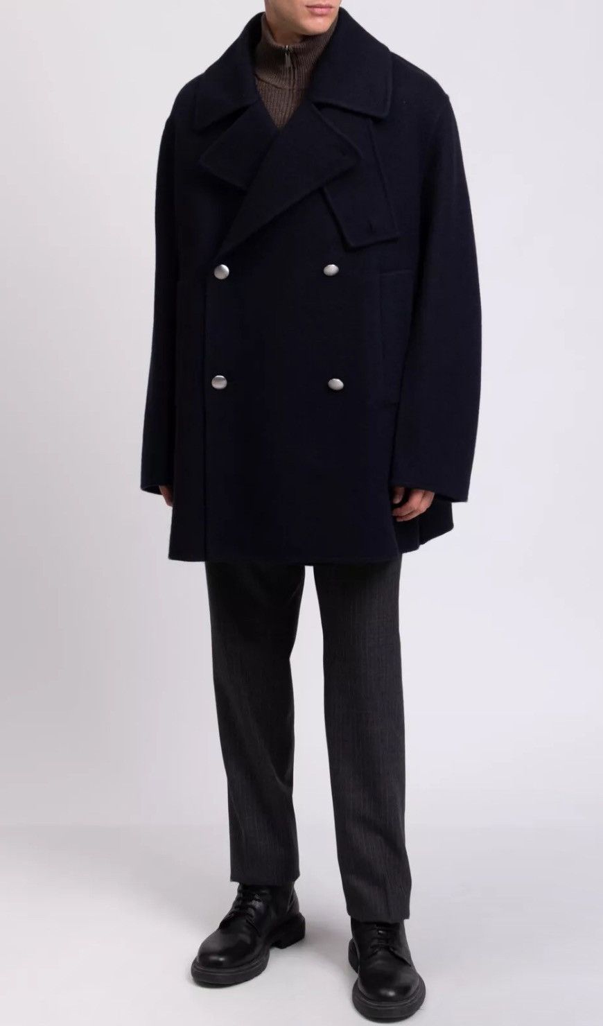 Jil Sander $3.8k angora/wool-blend, IT50, made in Italy Size US M / EU 48-50 / 2 - 2 Thumbnail