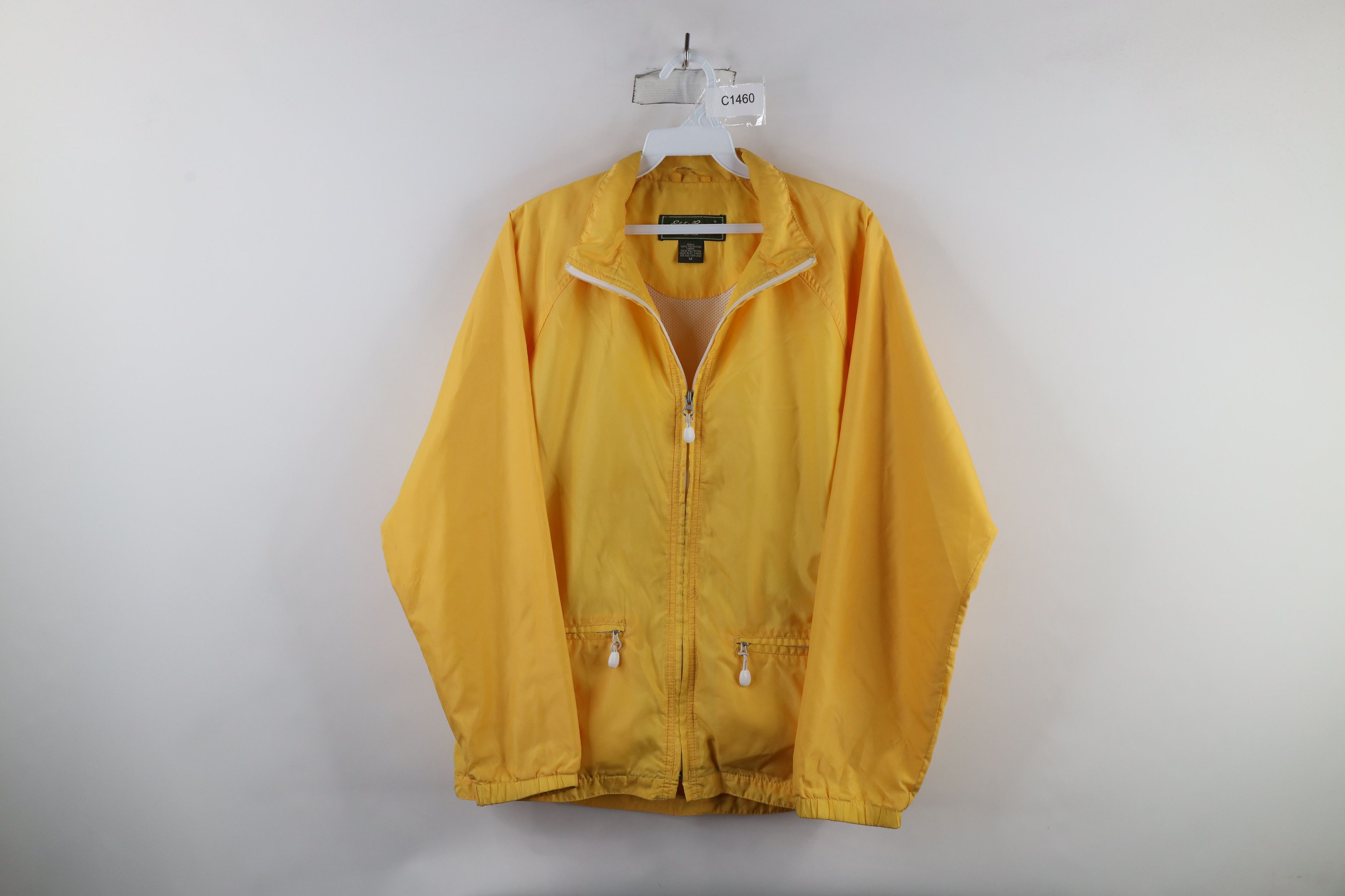 Eddie Bauer × Vintage Vintage Eddie Bauer Lined Windbreaker Rain Jacket Yellow Size US M / EU 48-50 / 2 - 1 Thumbnail