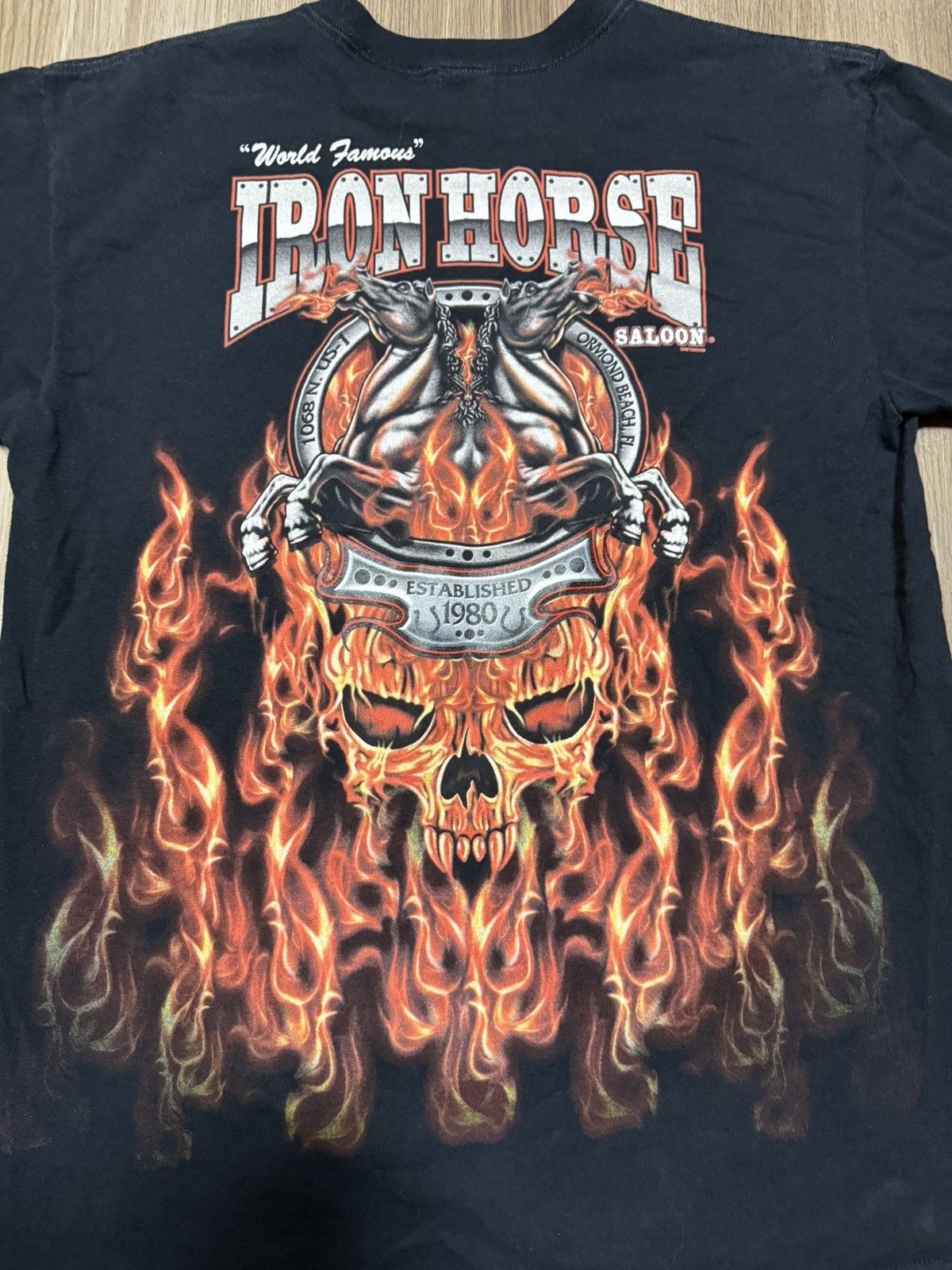 Other Vtg Y2K Iron Horse Saloon Black Men’s T-Shirt Size Large Size US L / EU 52-54 / 3 - 4 Thumbnail
