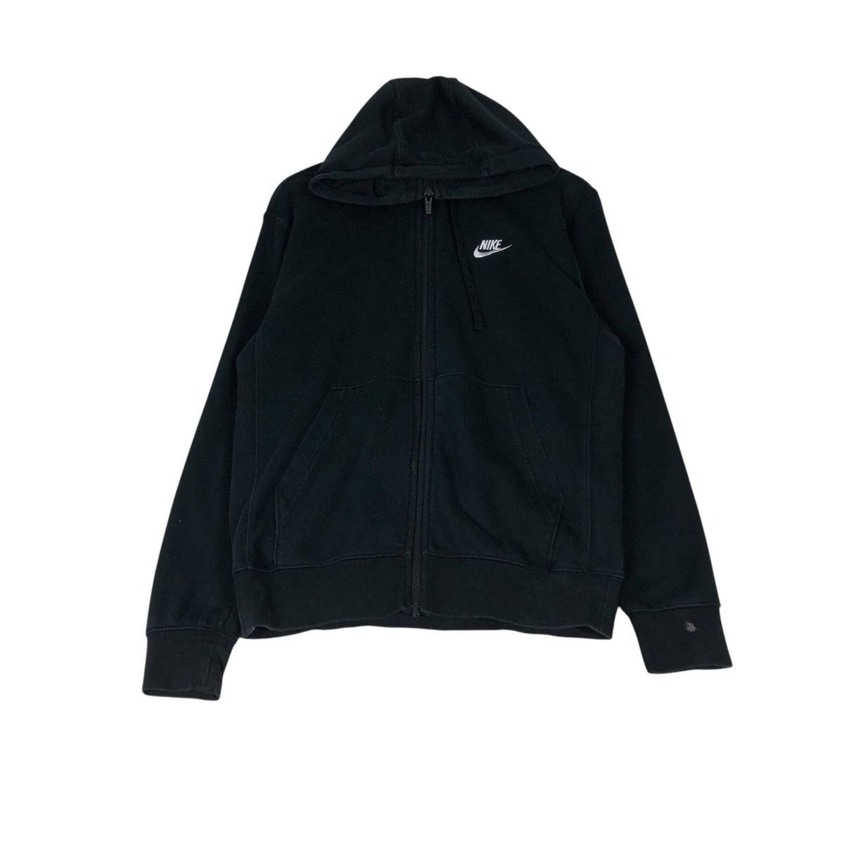 Nike Nike Vintage Black Zip Hoodie – Minimal Swoosh Essential Size US S / EU 44-46 / 1 - 3 Thumbnail
