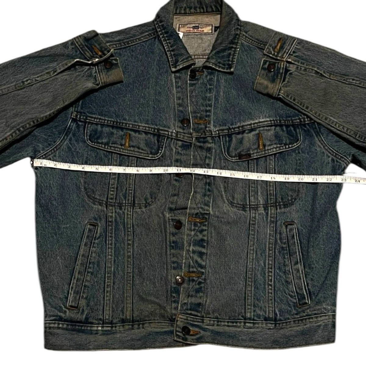 Lee Vintage Harley Davidson Lee Light Wash Jean Jacket Size US M / EU 48-50 / 2 - 6 Thumbnail