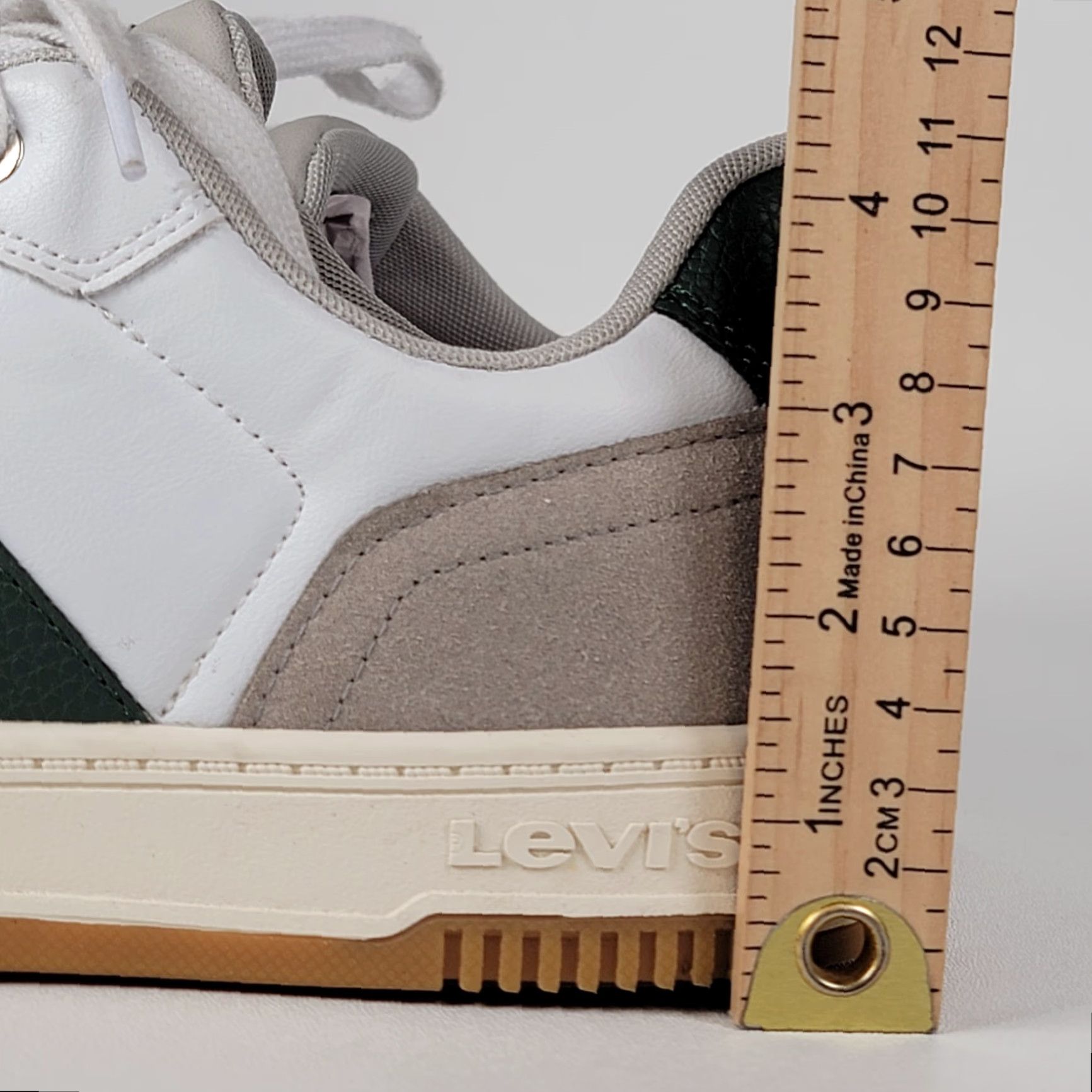 Vintage LEVIS Drive Low Athletic Trainers Sneakers Men SH9 MOES White/Cappuccino Size 9M Size US 8 / EU 41 - 7 Thumbnail