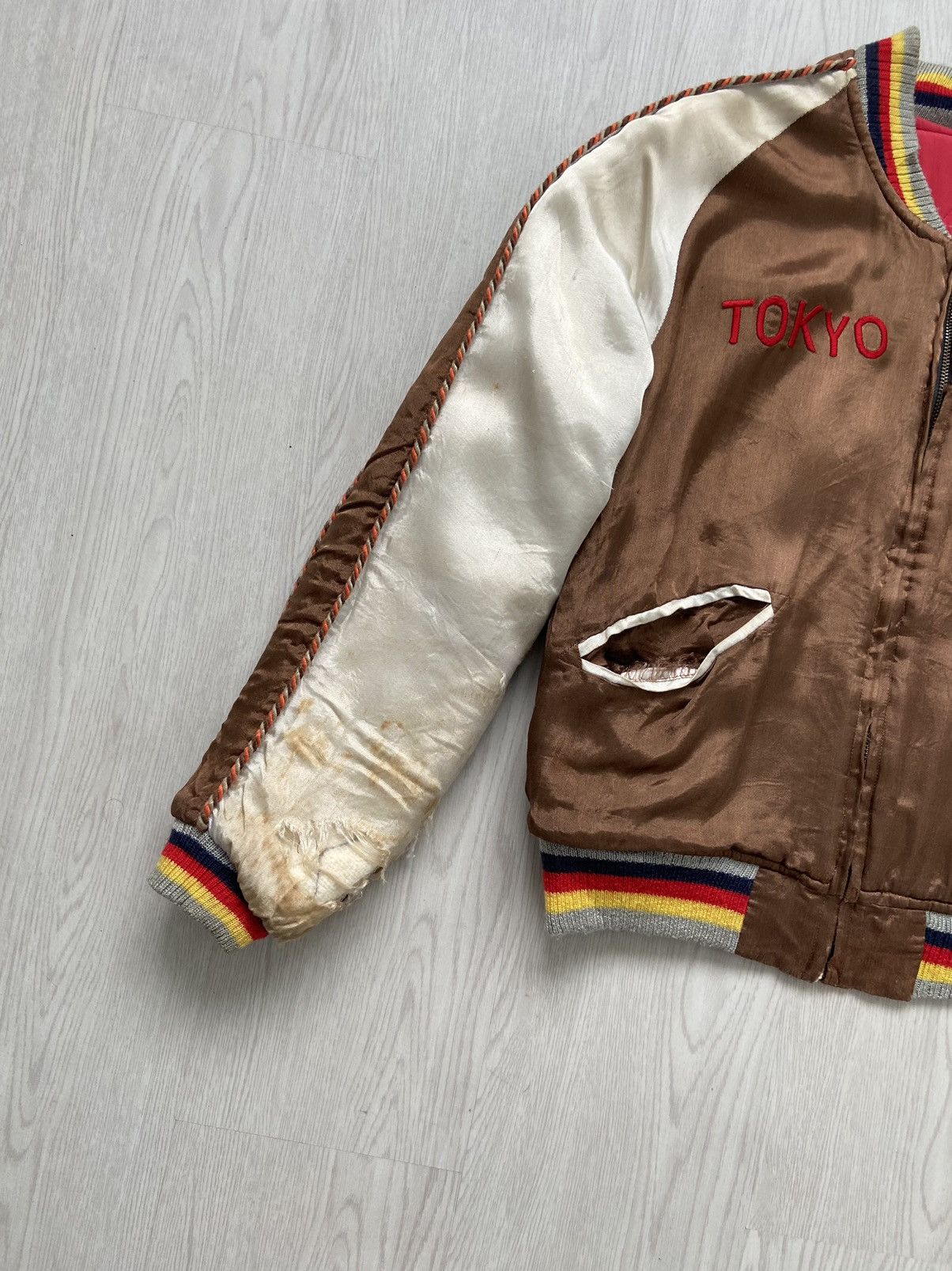 Evisu Vintage 2000’s Evisu Skeleton ‘Dow Luck’ Reversible Jacket Size US M / EU 48-50 / 2 - 10 Thumbnail