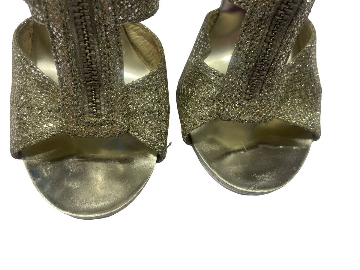Michael Kors Michael Kors Berkley Sparkly Glitter Front Zip Heels Size 6 Size US 6 / IT 36 - 17 Thumbnail