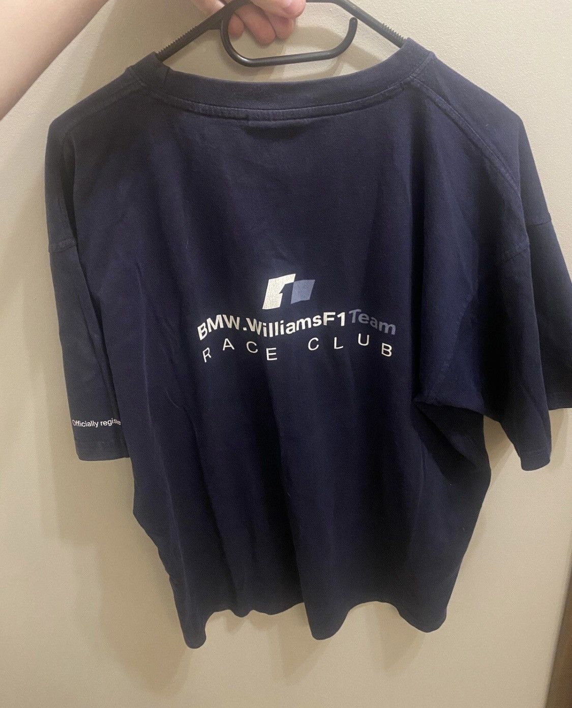 Vintage BMW formula uno Williams F1 team racing tee OOs Size US L / EU 52-54 / 3 - 5 Thumbnail